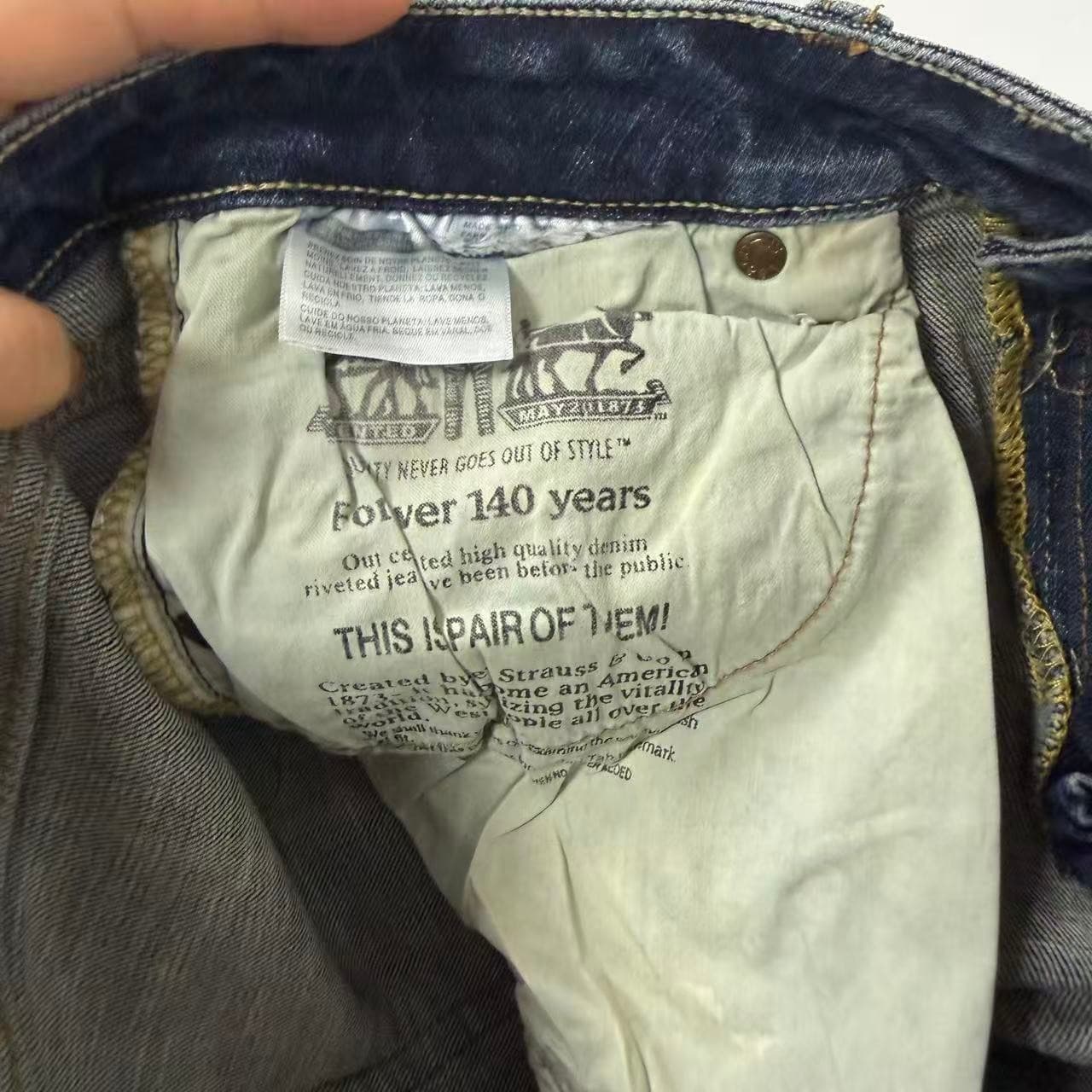 Levi's Premium Women's Blue Acid Wash Denim Jeans — photo 2 of 10