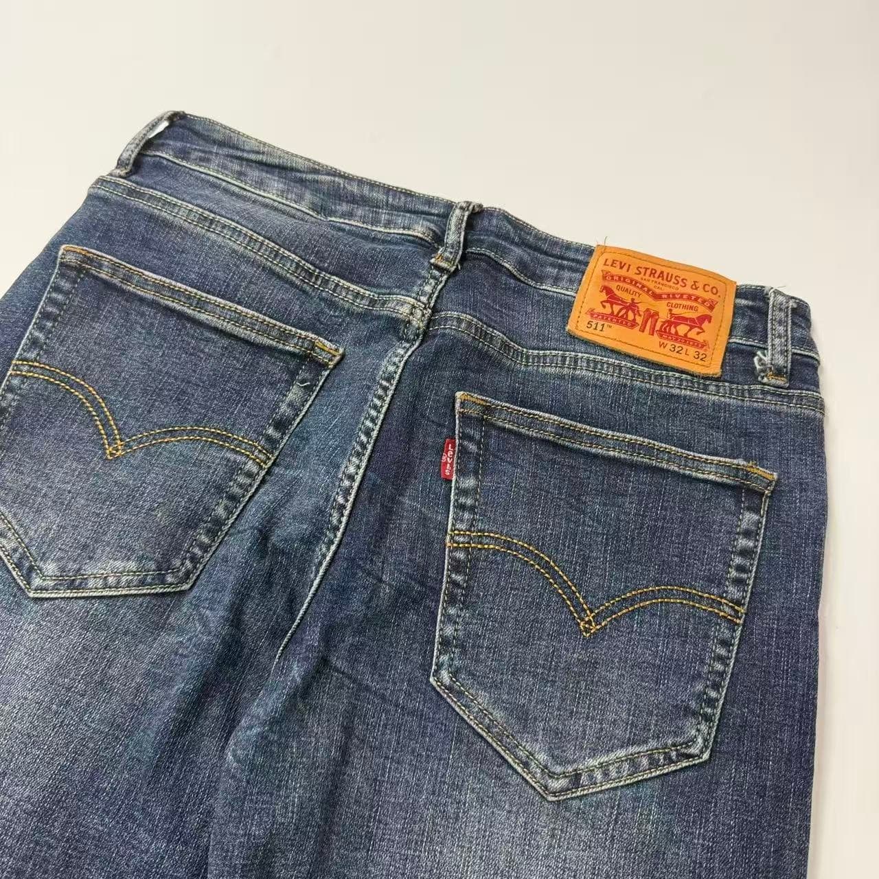 Levi's Premium Women's Blue Acid Wash Denim Jeans — photo 3 of 10