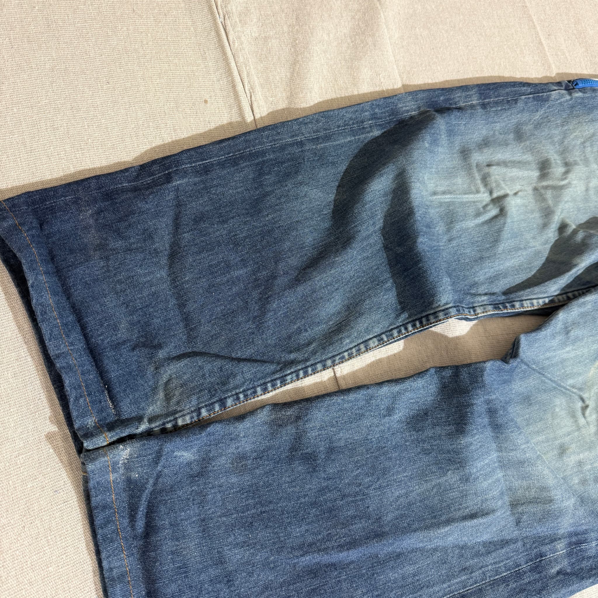 Levi's x Levi's Ferrom Blue Denim Jeans With Side Zip — photo 2 of 7