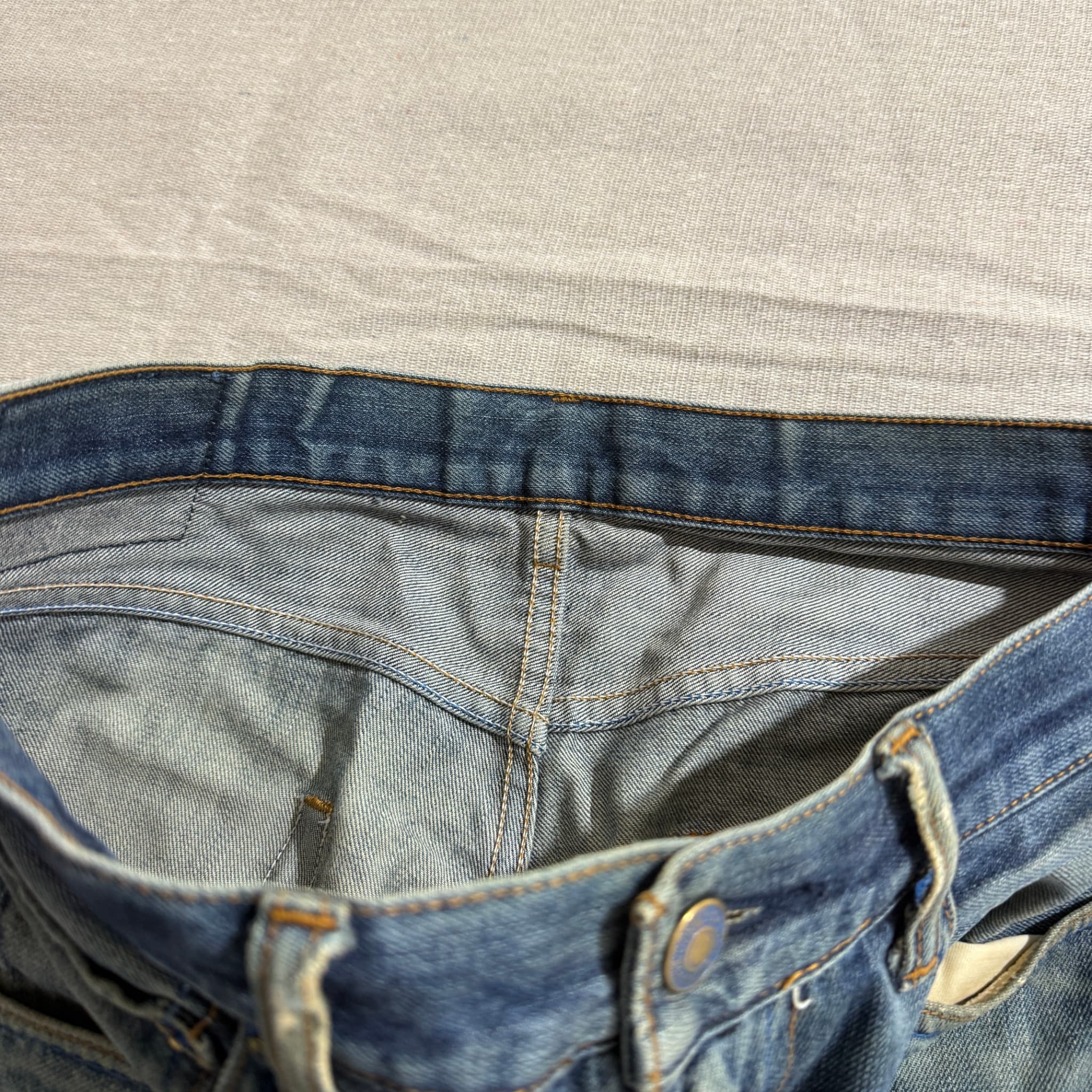 Levi's x Levi's Ferrom Blue Denim Jeans With Side Zip — photo 4 of 7