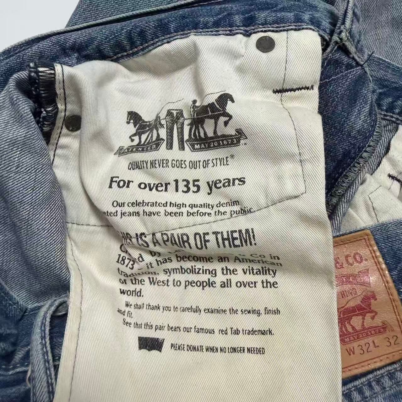 Levi Strauss 514 Straight Fit Distressed Jeans W32 L32 — photo 2 of 11