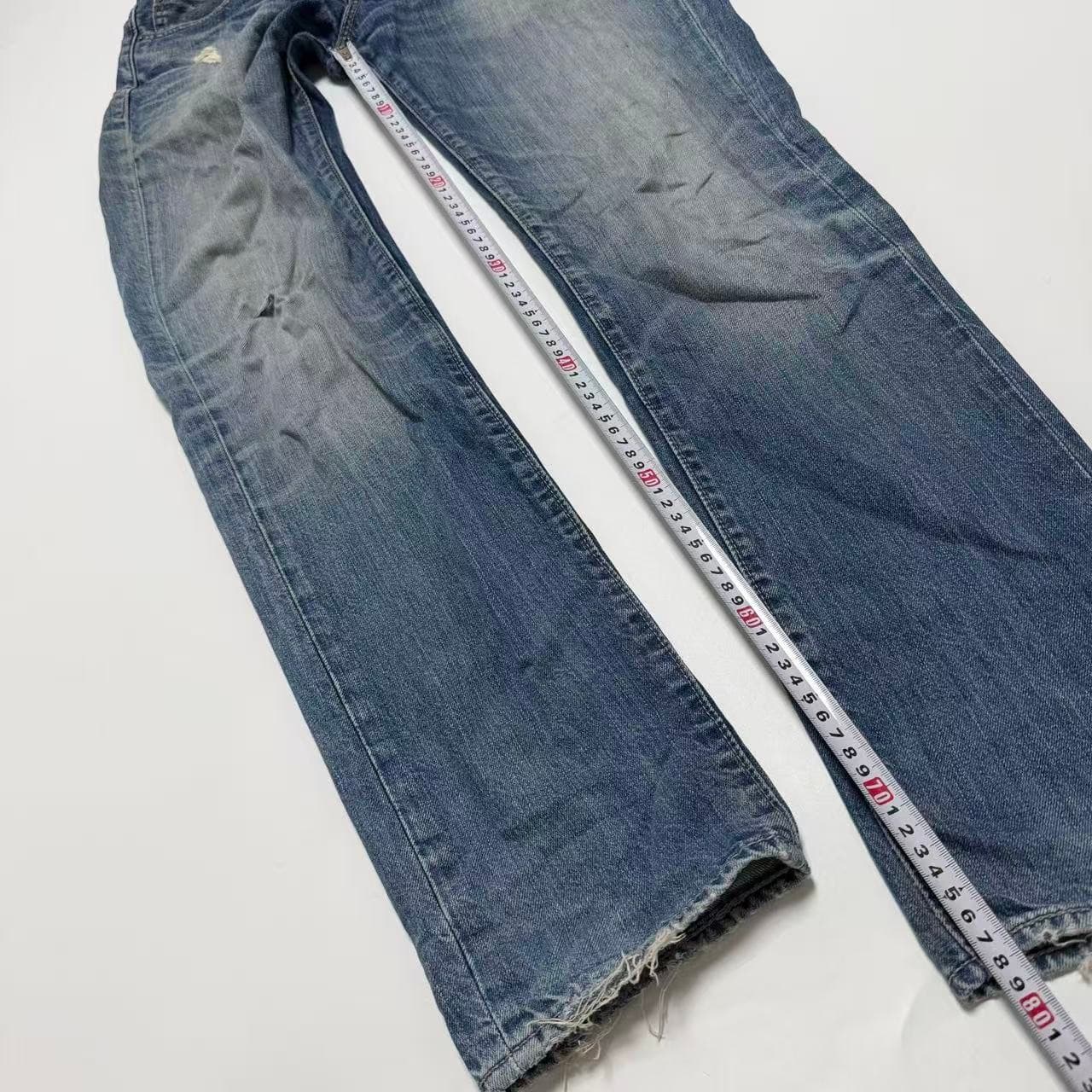 Levi Strauss 514 Straight Fit Distressed Jeans W32 L32 — photo 9 of 11