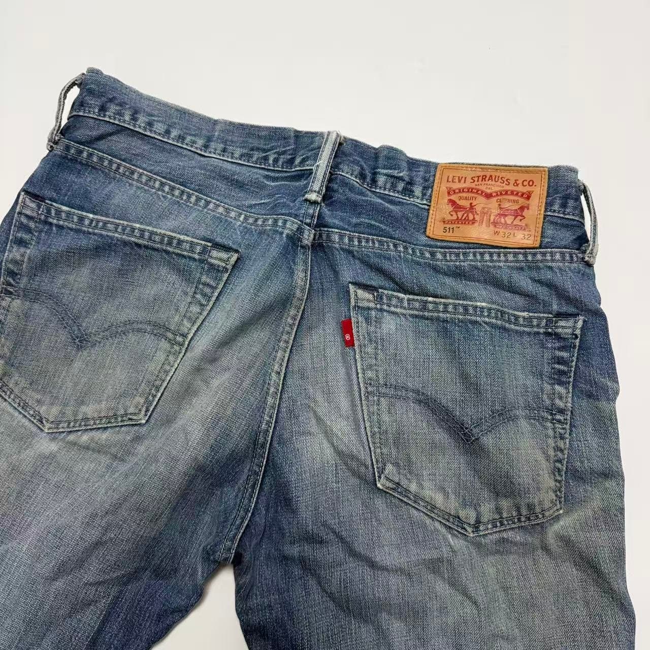 Levi Strauss 514 Straight Fit Distressed Jeans W32 L32 — photo 5 of 11