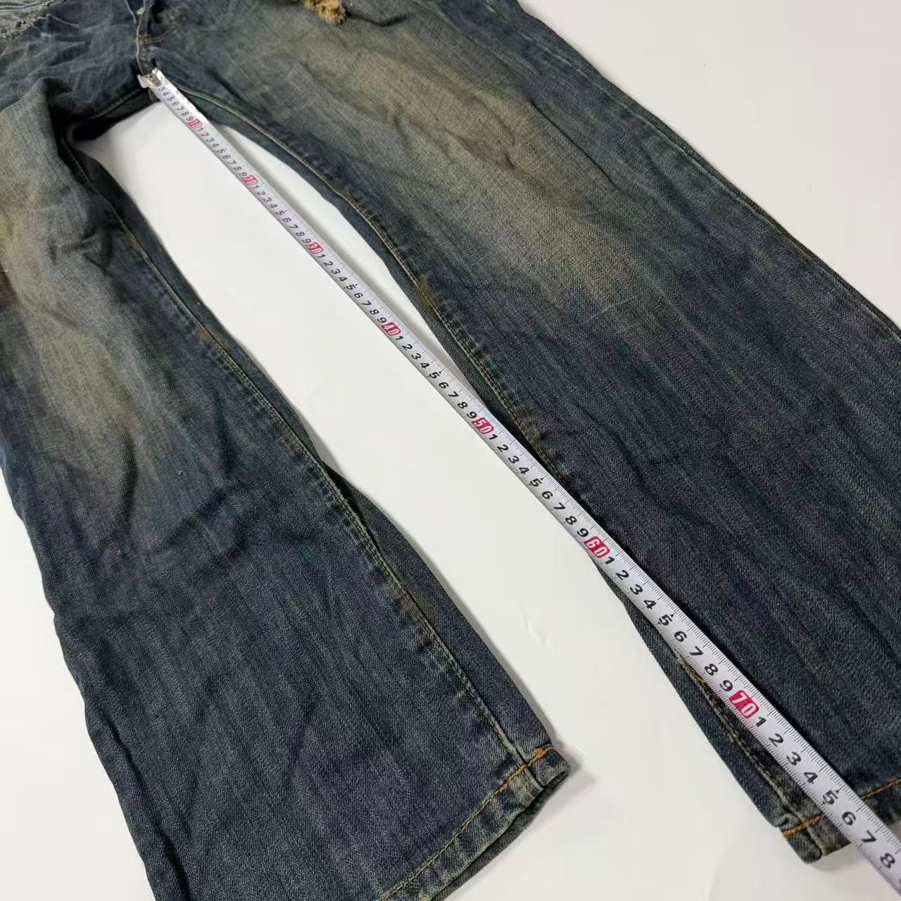 Levi Strauss & Co. 501 Distressed Blue Denim Jeans W29 L32 — photo 3 of 8