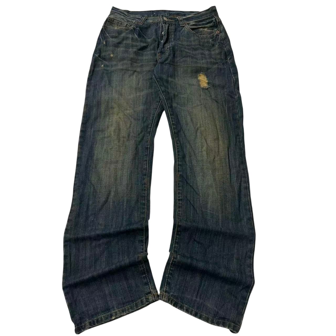 Levi Strauss & Co. 501 Distressed Blue Denim Jeans W29 L32 — photo 1 of 8