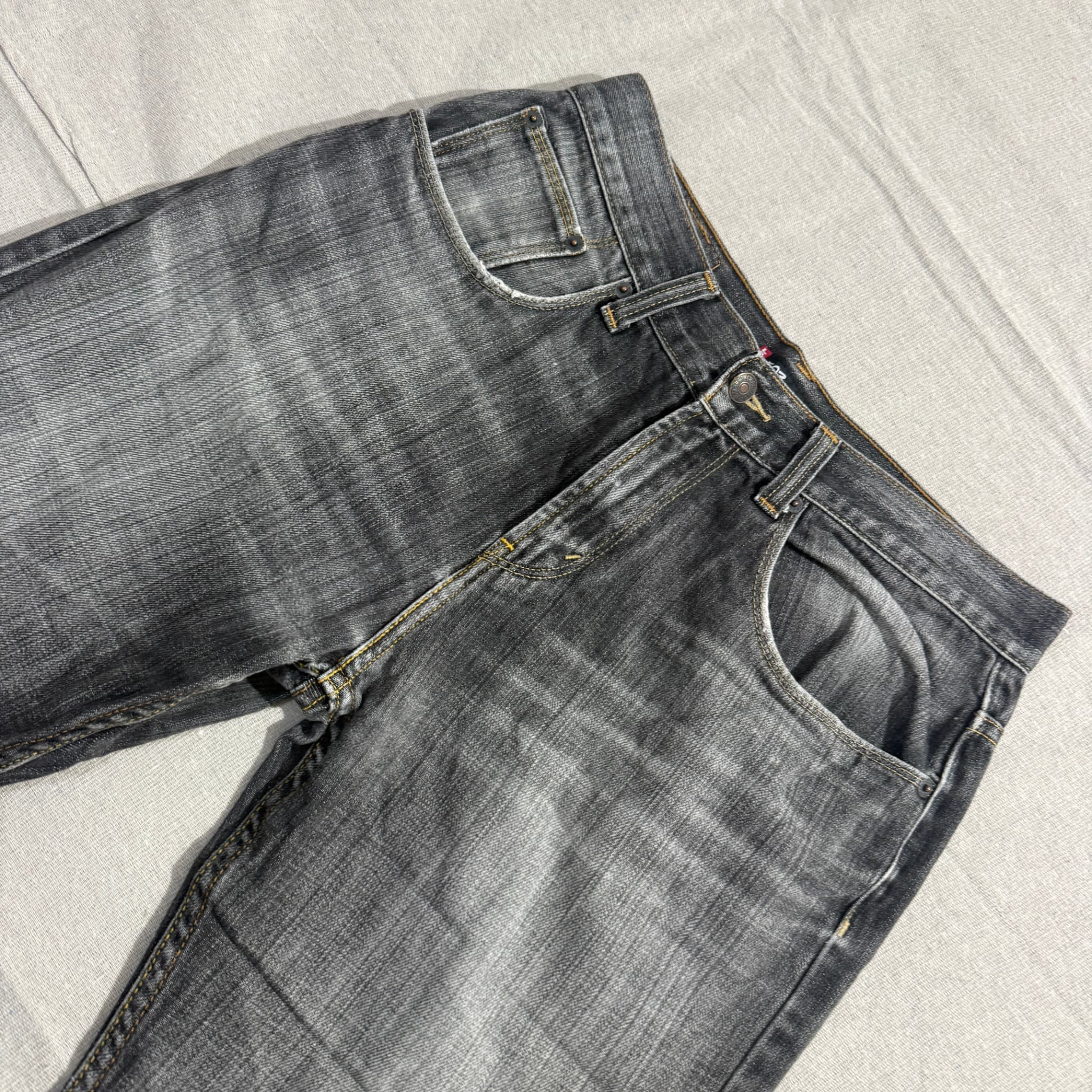 Levi Strauss & Co. 503 Regular Rise Bootcut Jeans Grey W32 L32 — photo 3 of 8