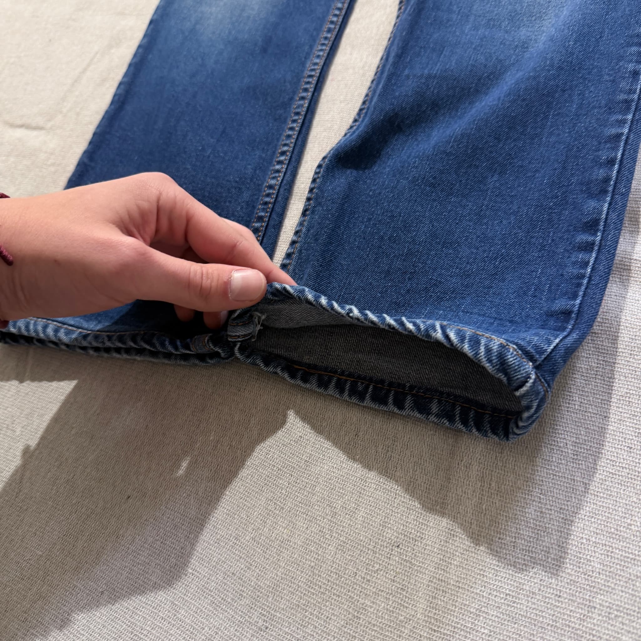 Levi Strauss & Co. 505 Regular Fit Blue Denim Jeans Size W34 L34 — photo 3 of 8