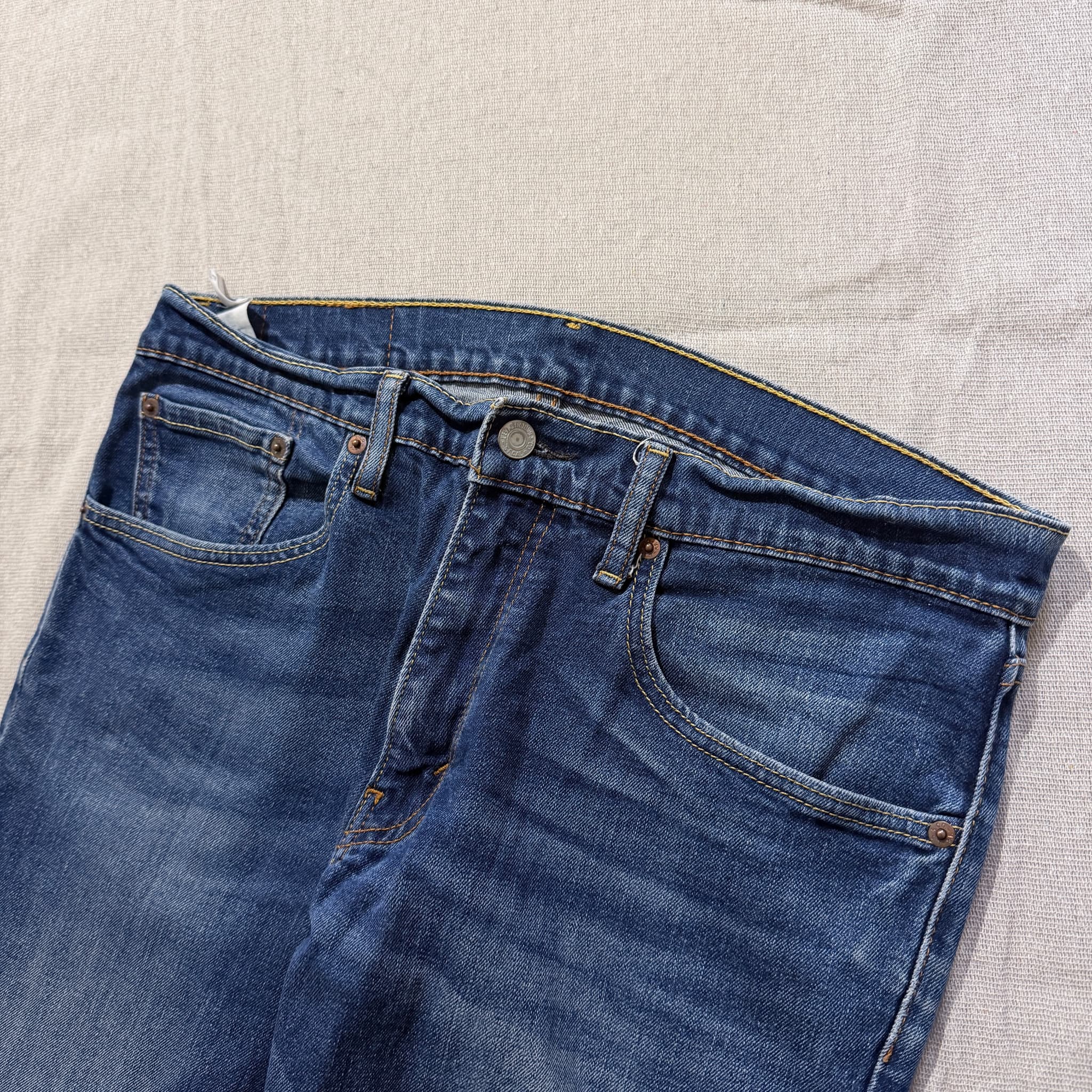 Levi Strauss & Co. 505 Regular Fit Blue Denim Jeans Size W34 L34 — photo 4 of 8