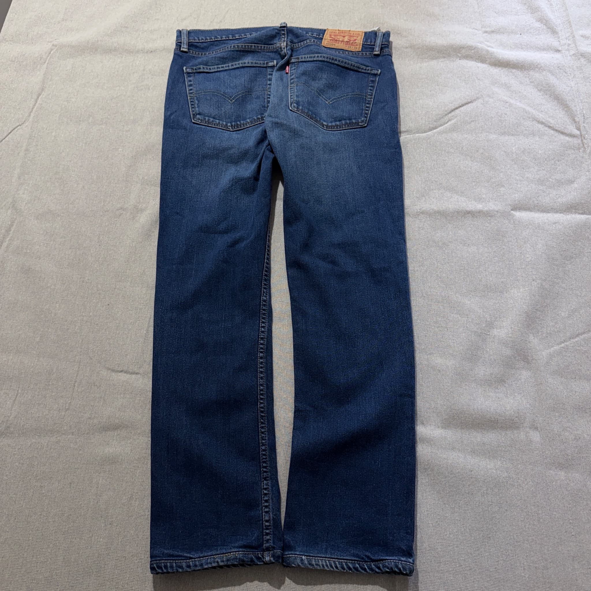Levi Strauss & Co. 505 Regular Fit Blue Denim Jeans Size W34 L34 — photo 6 of 8