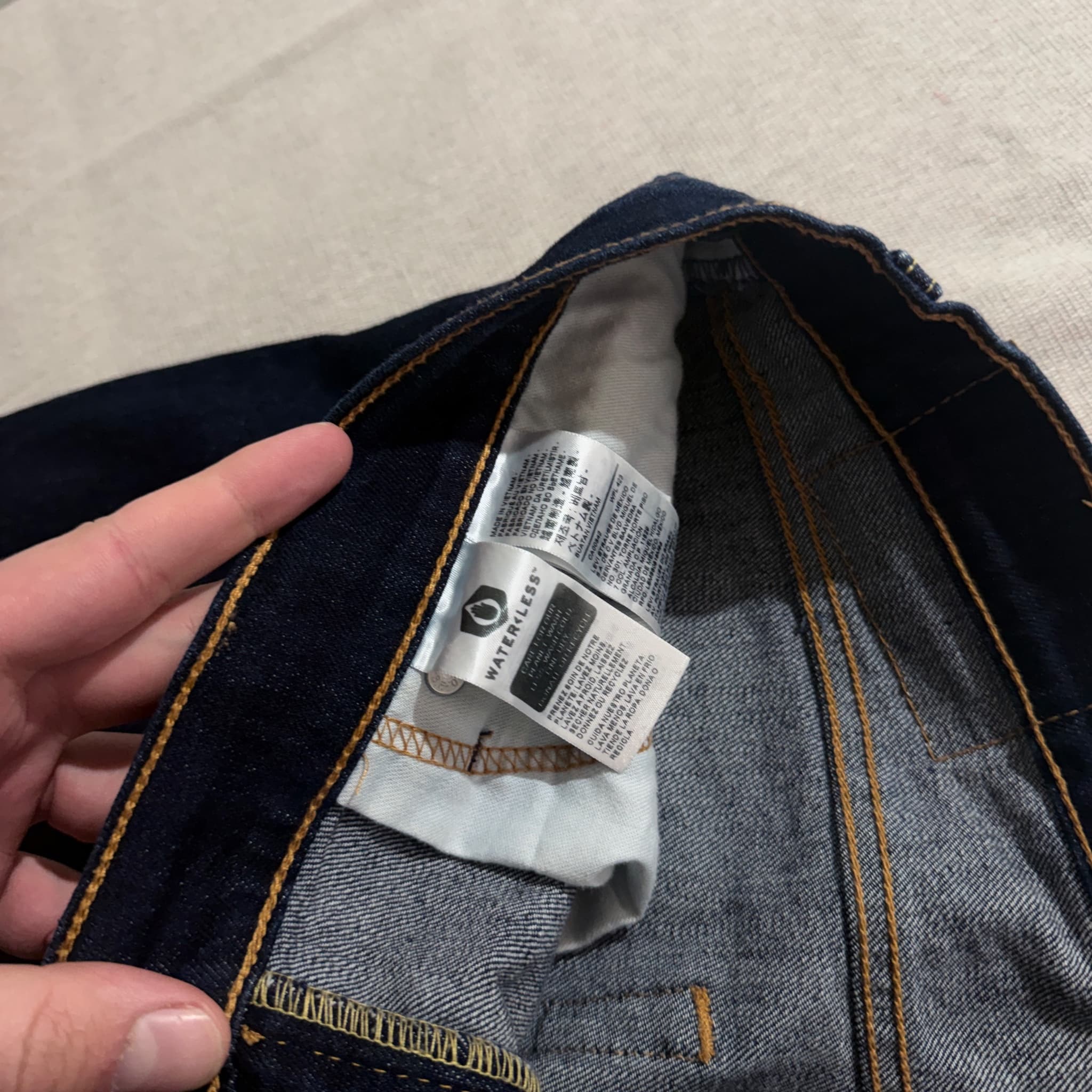 Levi Strauss & Co. 511 Slim Fit Dark Wash Denim Jeans W34 L32 — photo 4 of 8
