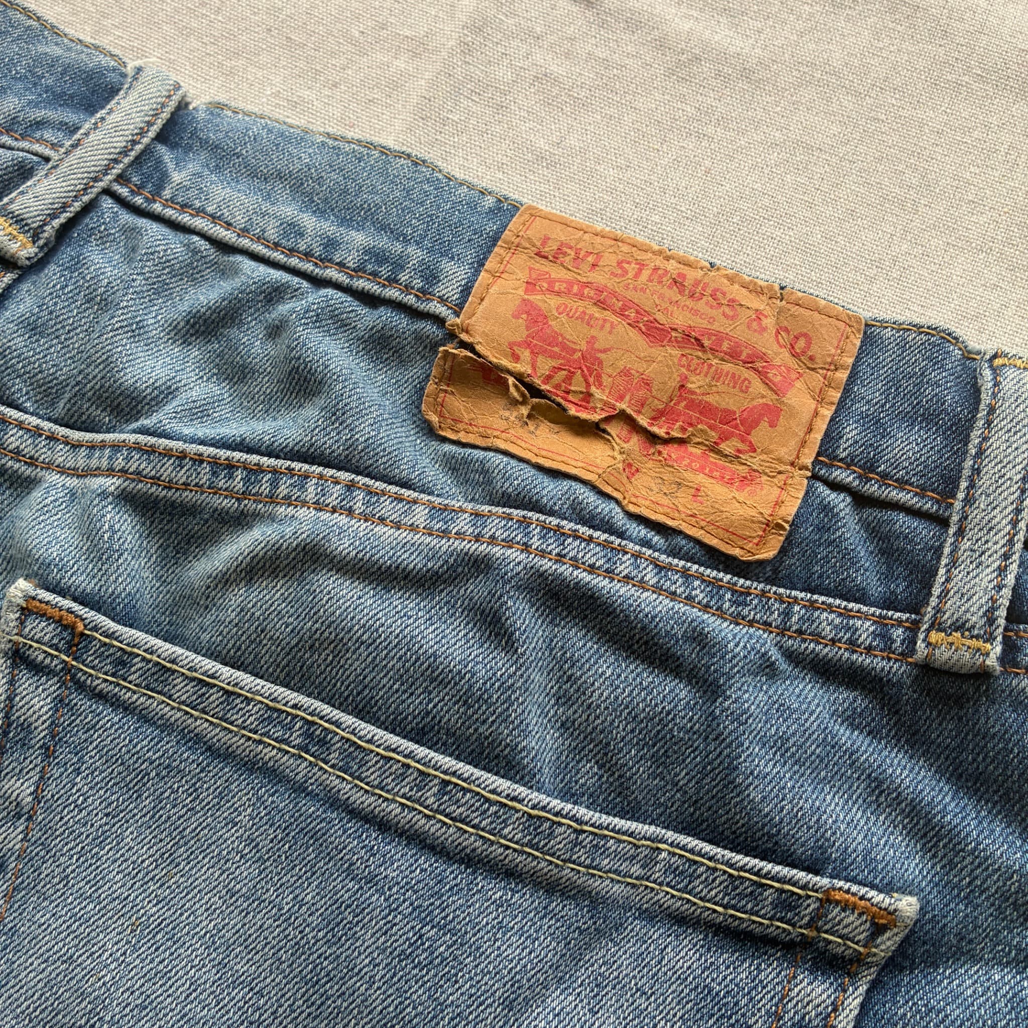 Levi Strauss & Co. 511 Slim Fit Denim Shorts Blue Men's — photo 5 of 6