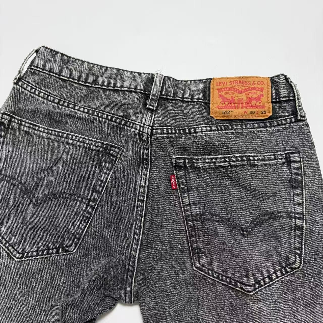 Levi Strauss & Co Acid Wash Grey Denim Jeans W30 L32 — photo 8 of 9