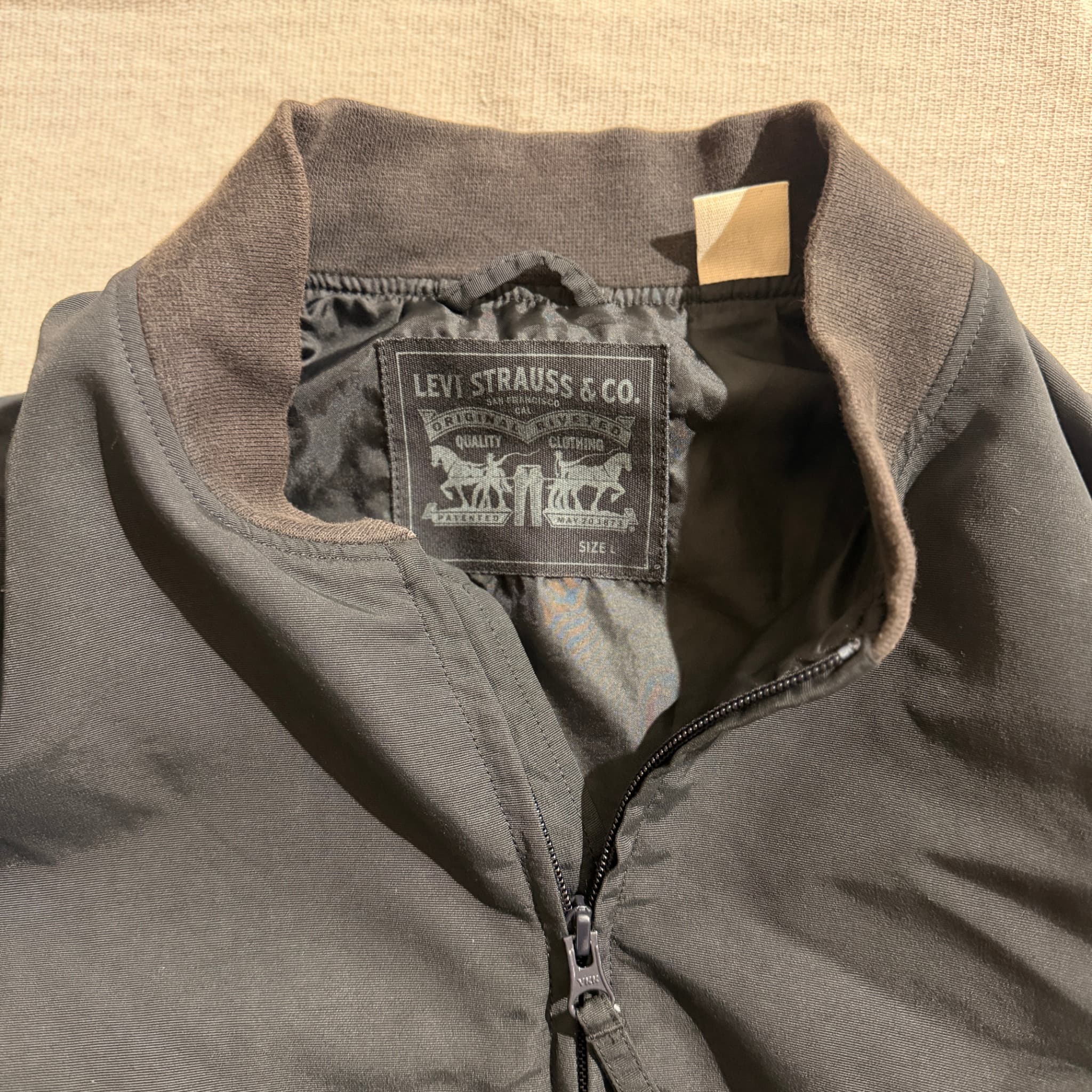Levi Strauss & Co. Black Bomber Jacket Size L — photo 5 of 8