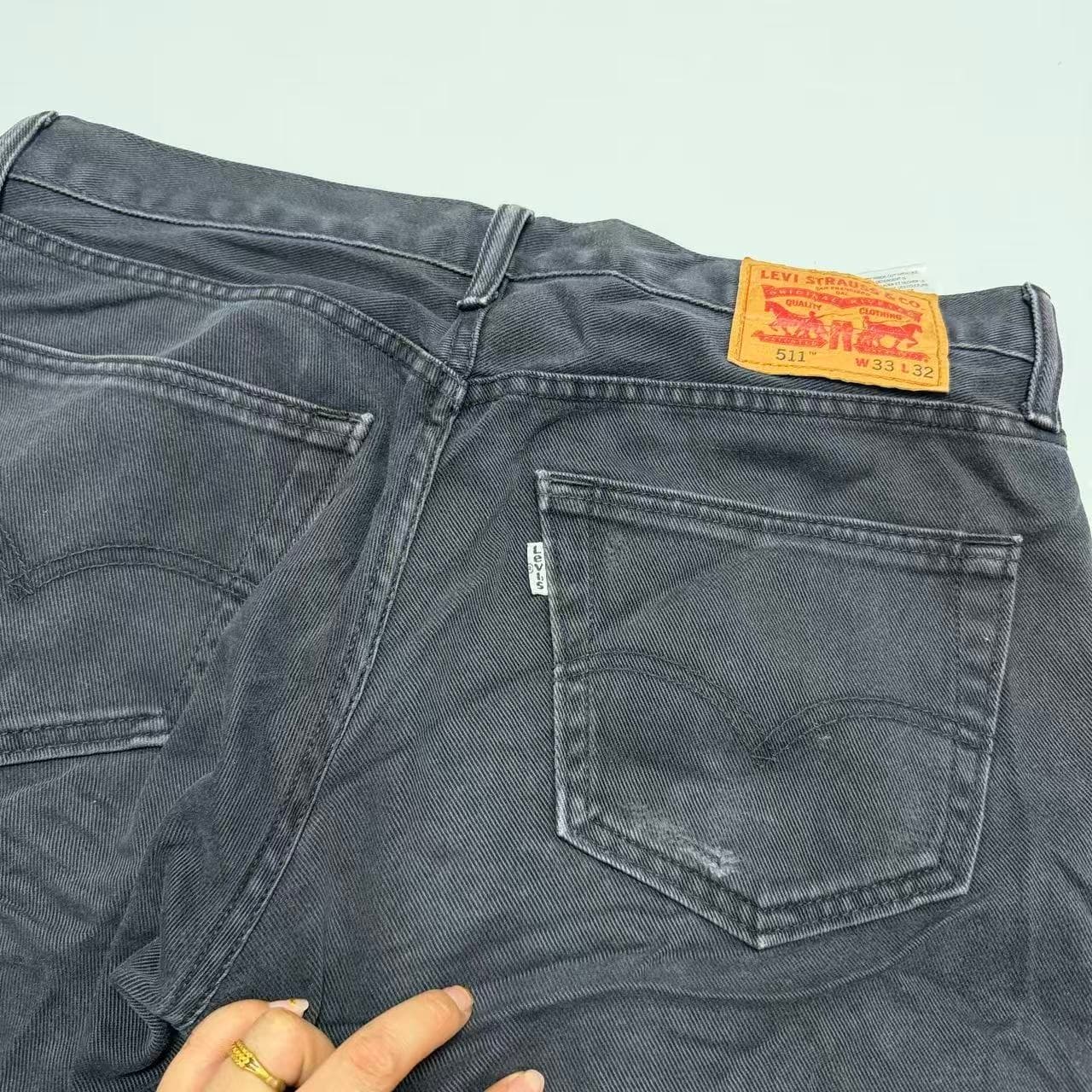 Levi Strauss & Co Black Corduroy Jeans W33 L32 — photo 6 of 12