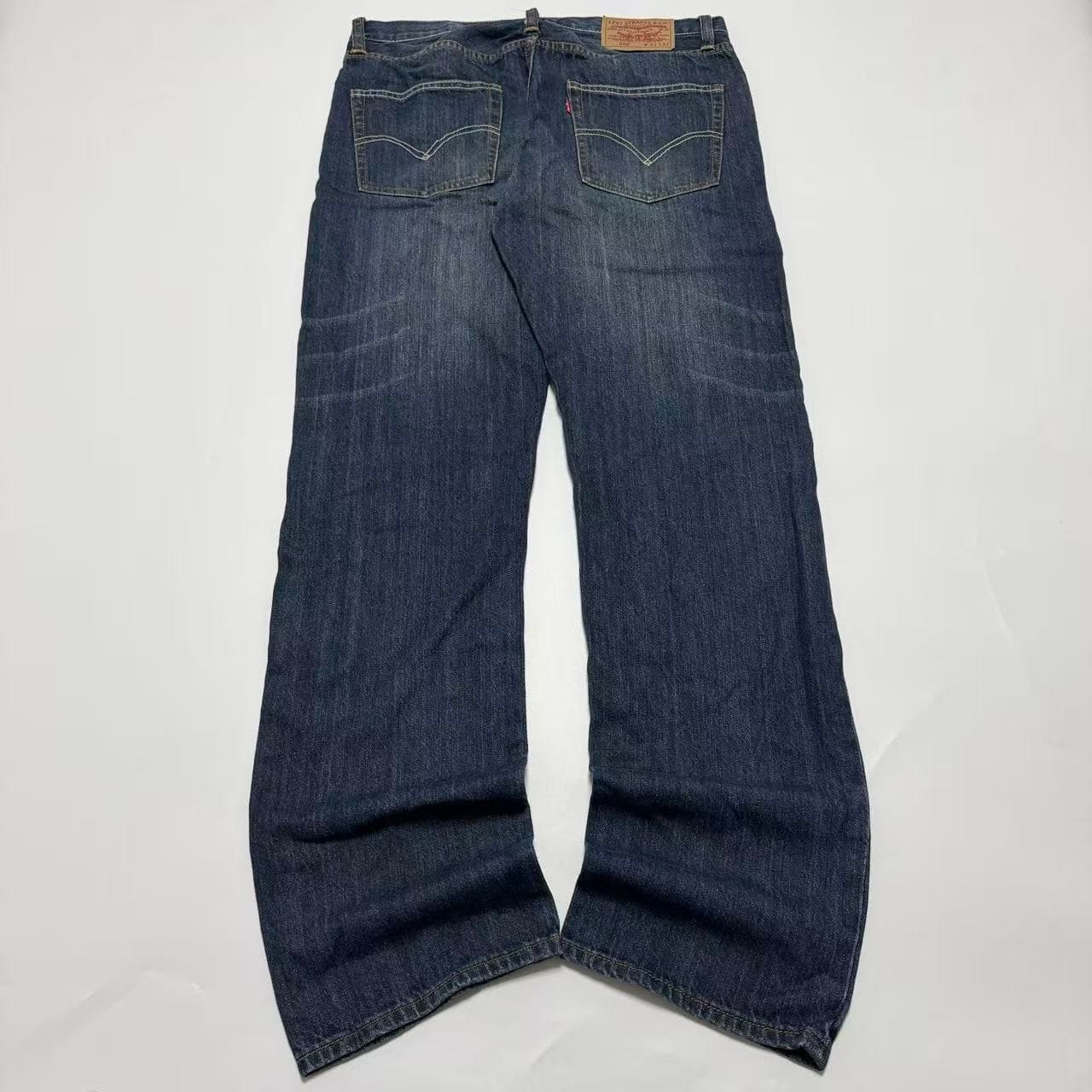Levi Strauss & Co. Dark Blue Denim Jeans — photo 9 of 9