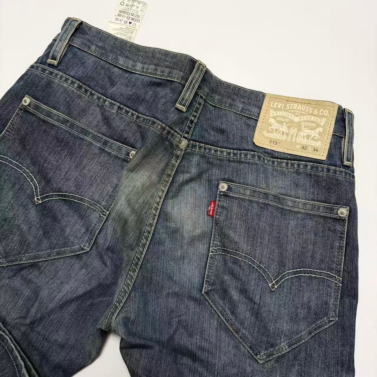 Levi Strauss & Co Dark Wash Straight Leg Jeans W32 L34 — photo 5 of 12