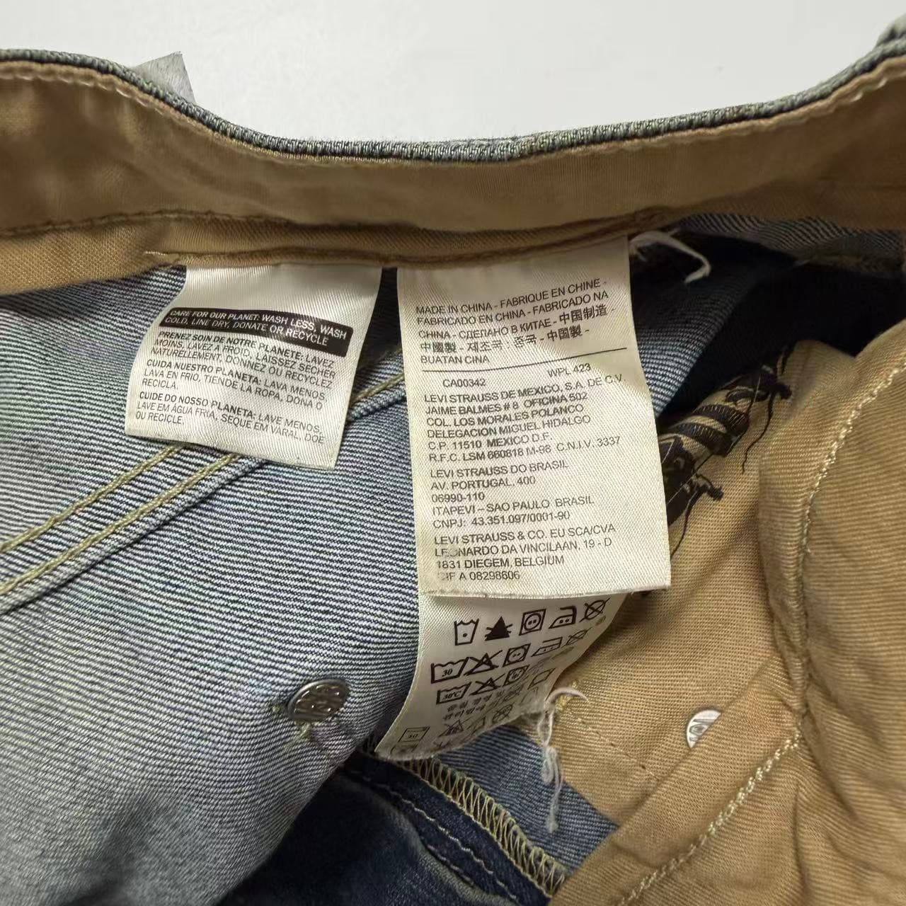 Levi Strauss & Co Dark Wash Straight Leg Jeans W32 L34 — photo 9 of 12