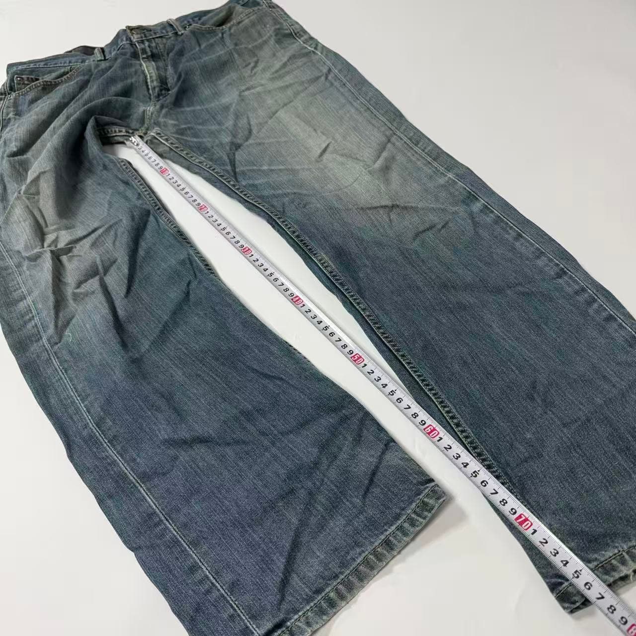 Levi Strauss & Co. Men's Blue Denim Jeans W38 L32 Straight Leg — photo 8 of 10