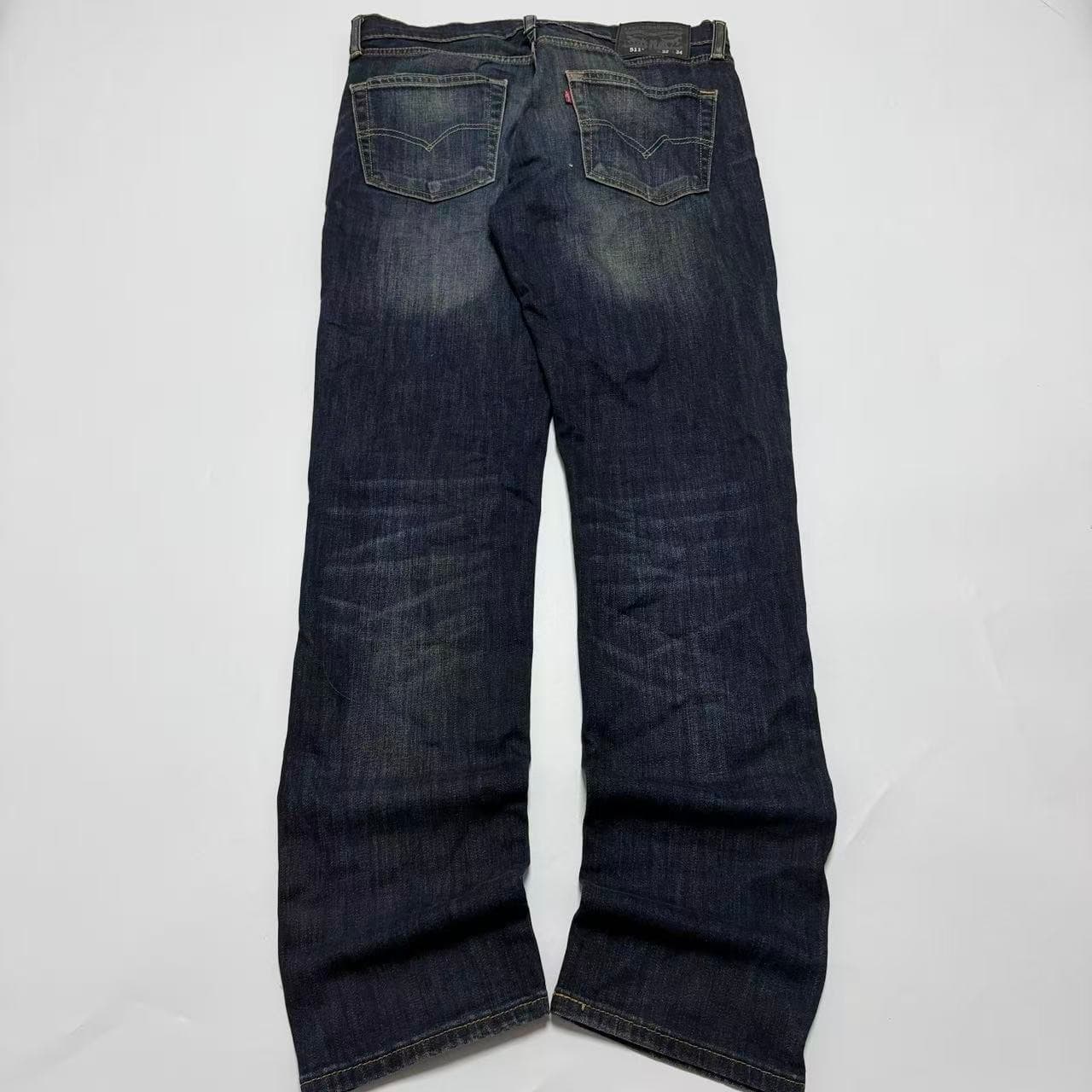 Levi Strauss & Co. Men's Dark Wash Denim Jeans W32 L34 — photo 9 of 10