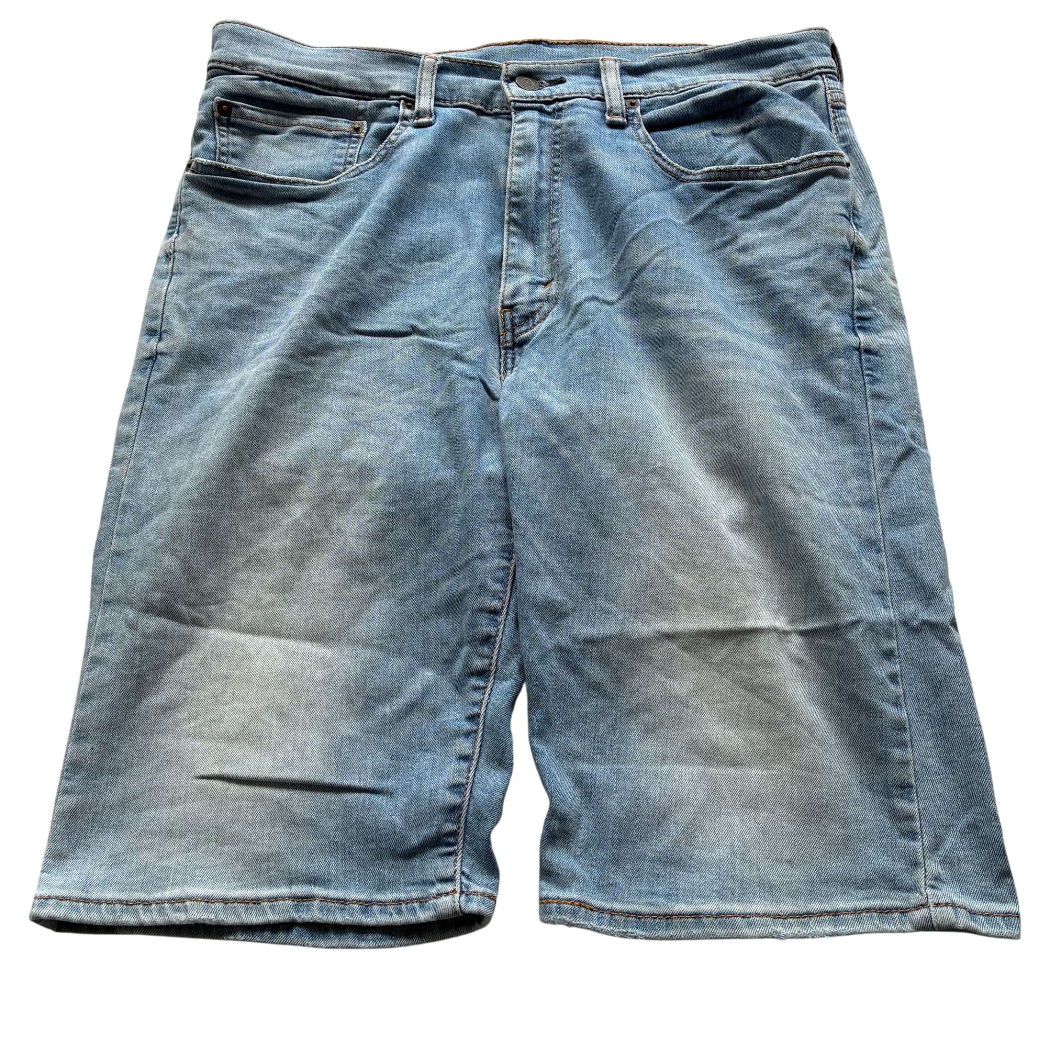Levi Strauss & Co. Men's Light Wash Denim Jean Shorts Baggy Vintage 2000s Release — photo 1 of 6