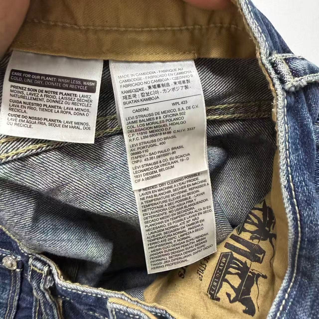 Levi Strauss Men's Blue Denim Jeans Size 31x32 — photo 2 of 11