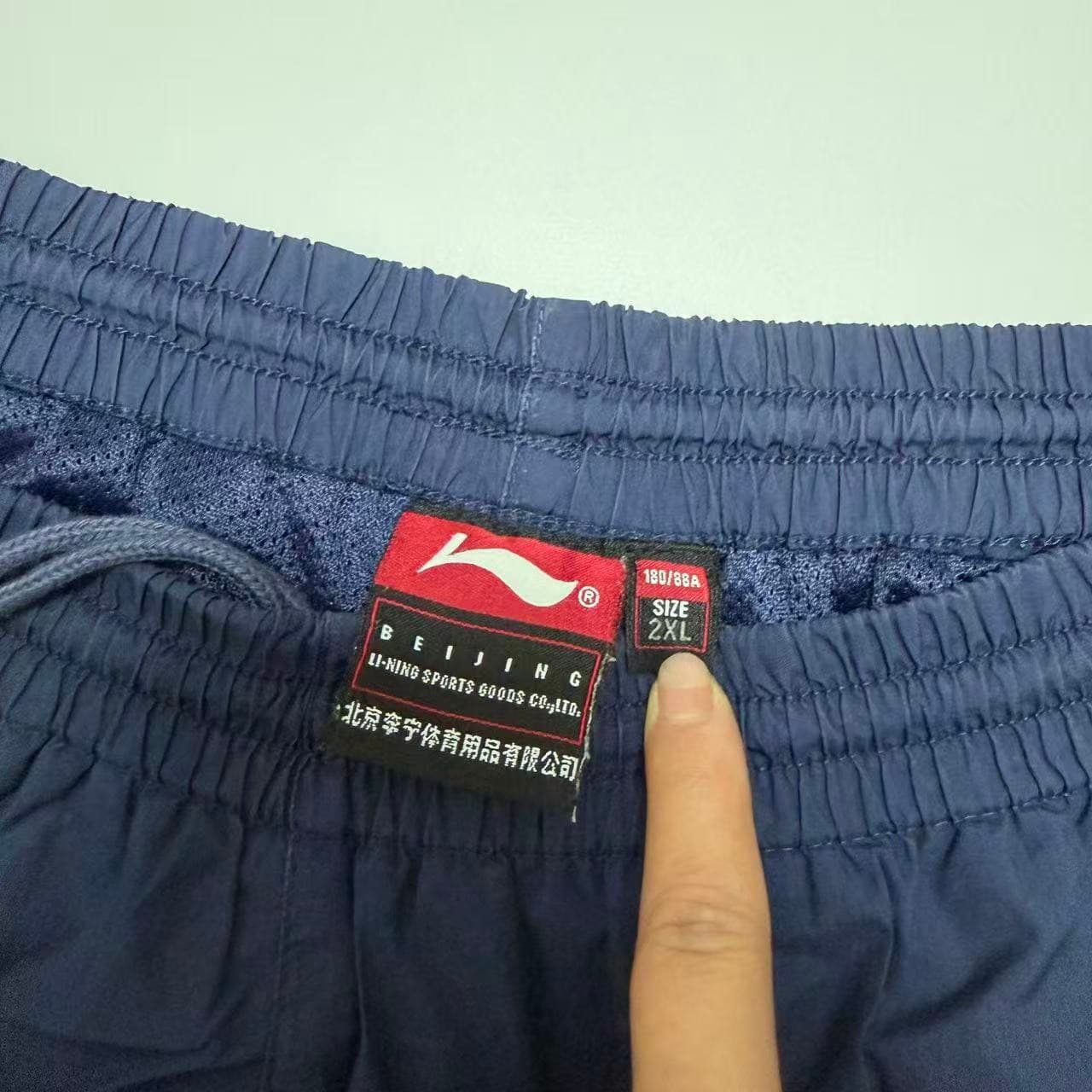 Li-Ning Navy Blue Track Pants 2XL — photo 4 of 11