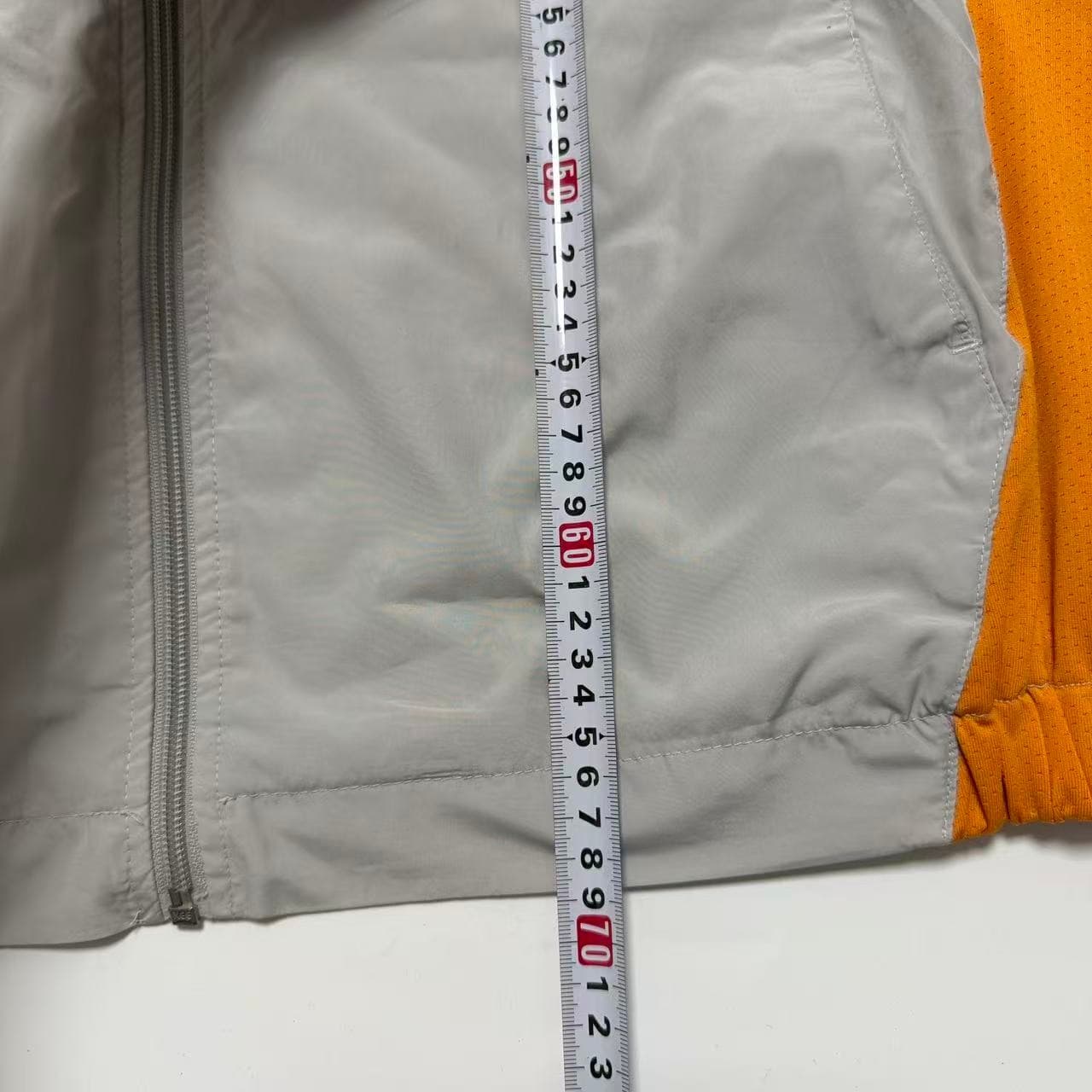 Li-Ning Vintage Grey and Orange Track Jacket — photo 4 of 7