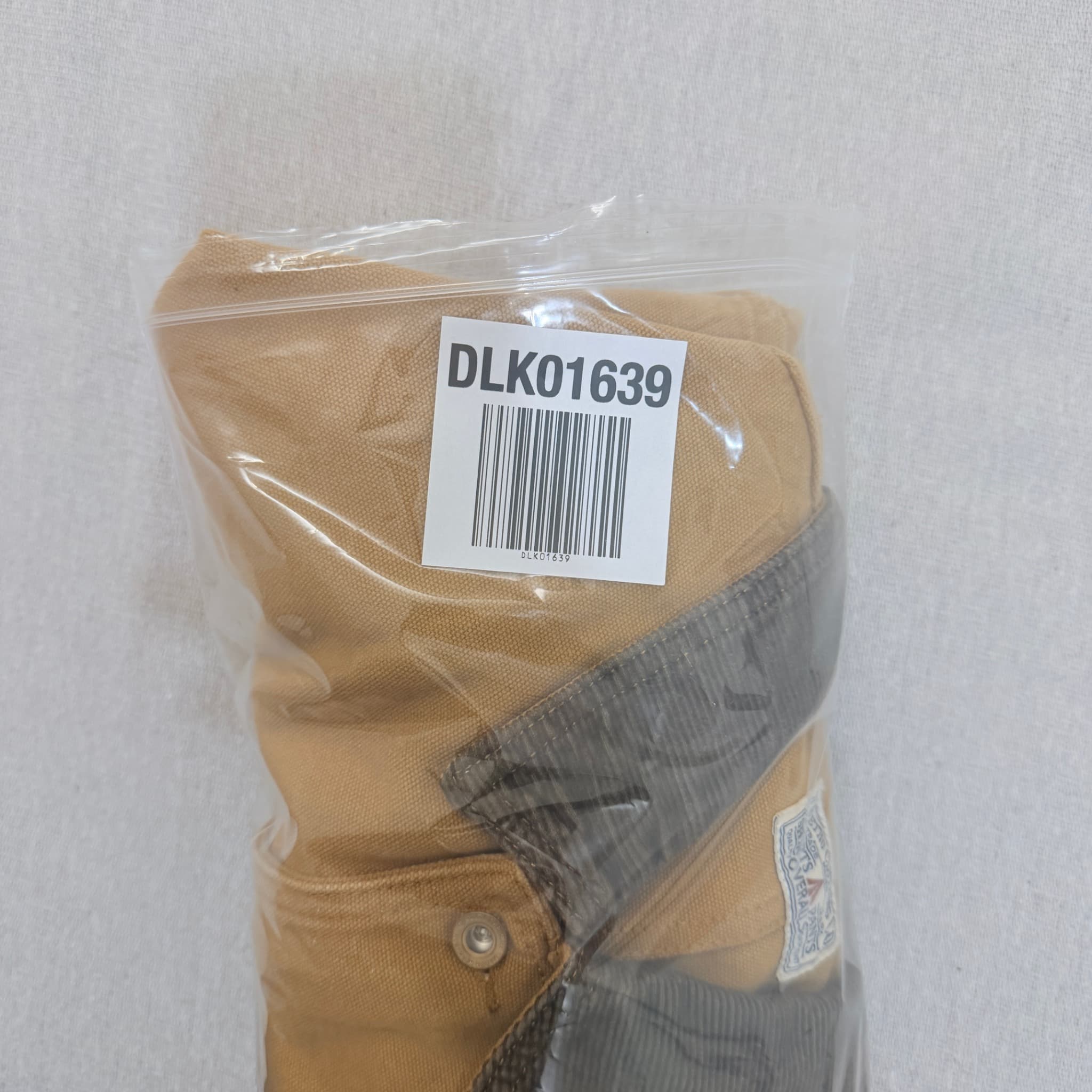 Maden Canvas Chore Coat Brown Corduroy Collar Workwear Jacket — photo 7 of 7
