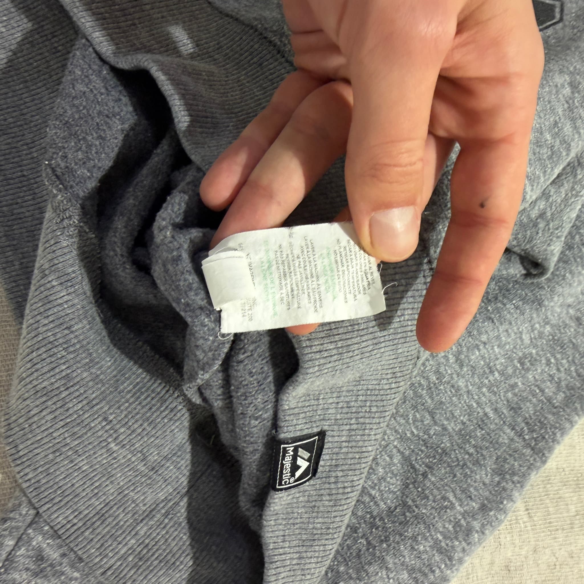 Majestic Chicago White Sox Heather Grey Crewneck Sweatshirt Size L — photo 4 of 7
