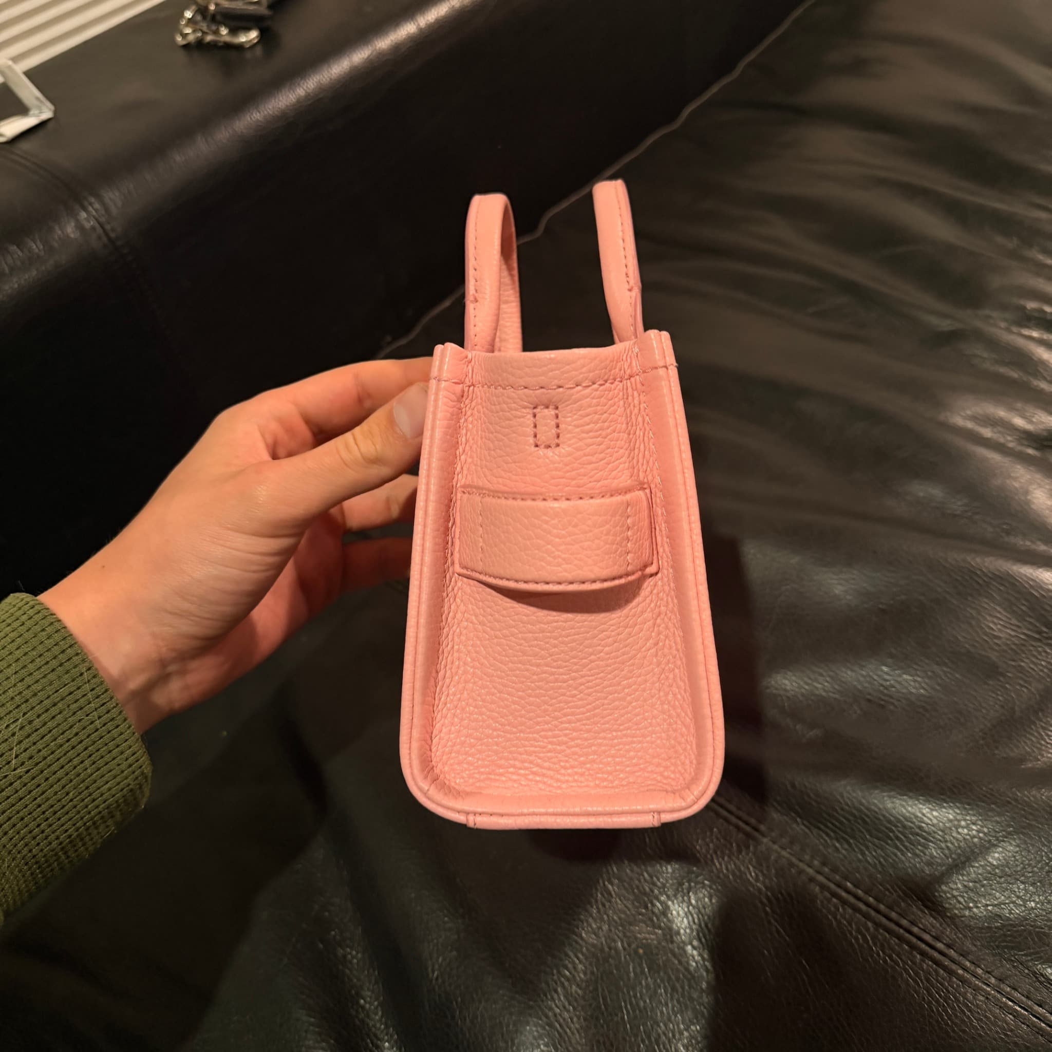 Marc Jacobs The Micro Tote Bag Pink Leather Handbag — photo 8 of 8
