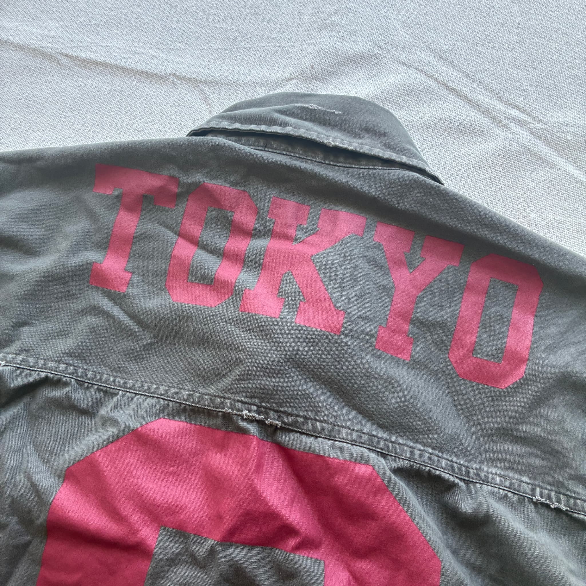 Maxx Tokyo Tiger Short Sleeve Shirt Green Size S — photo 5 of 7