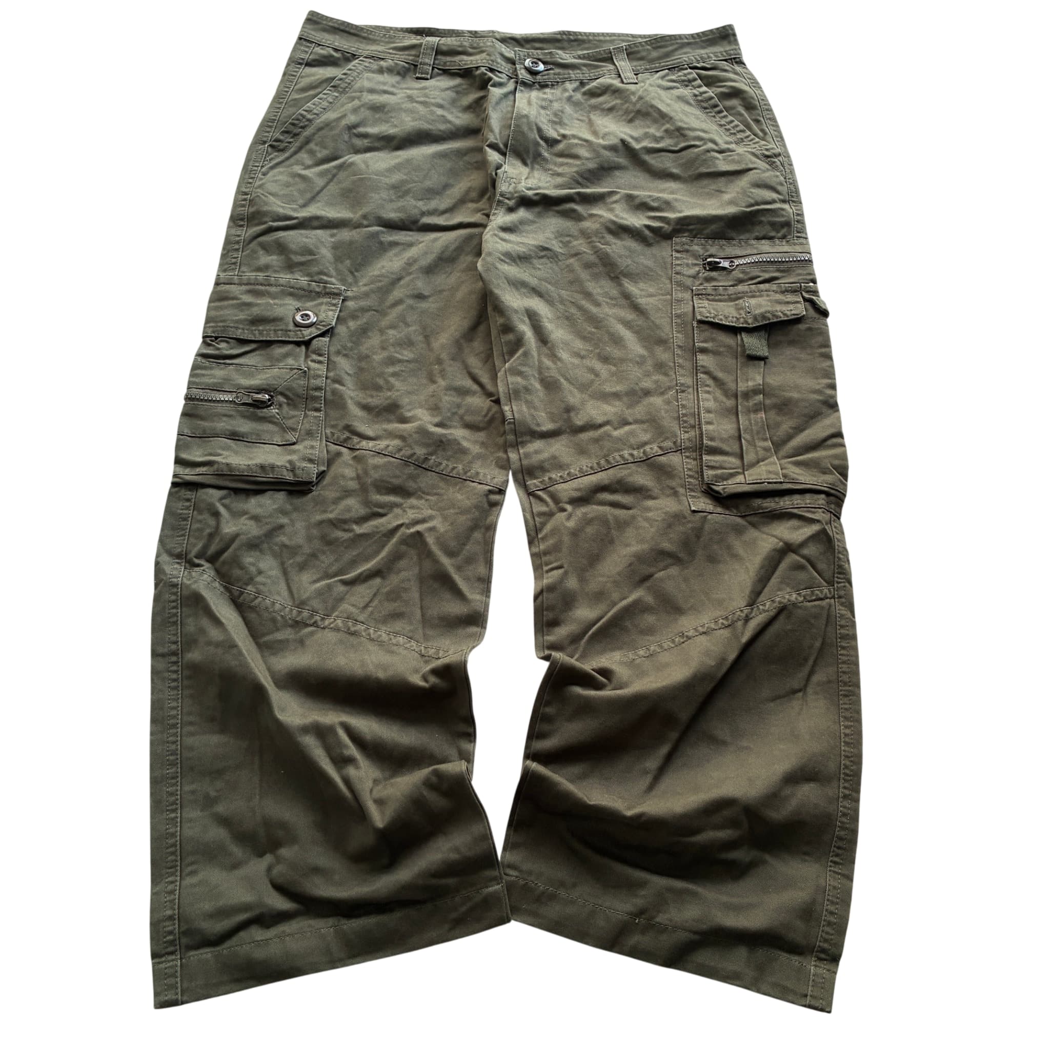 Men's Olive Green Cargo Pants — photo 1 of 7