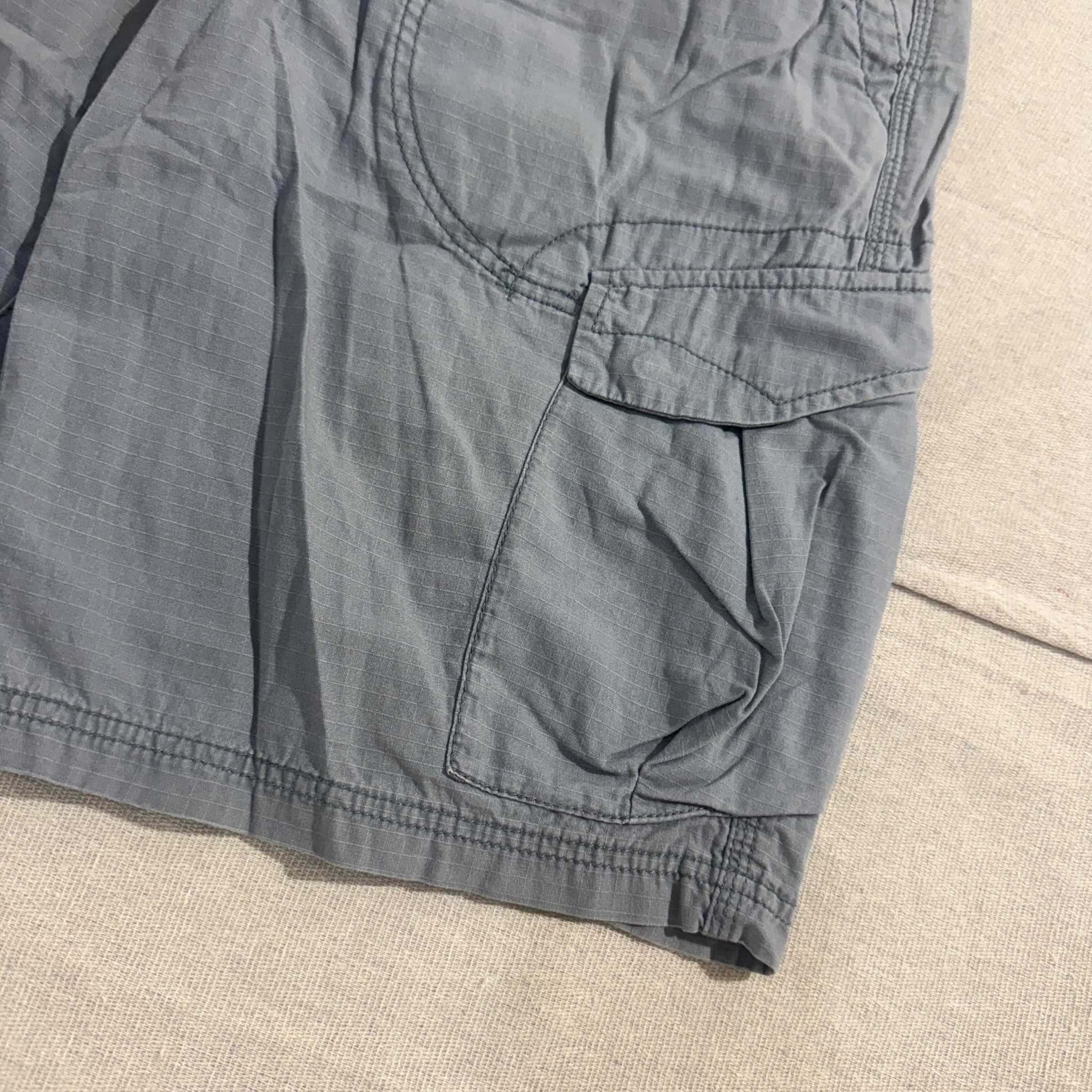 Men's Ripstop Cargo Shorts Blue — photo 2 of 6