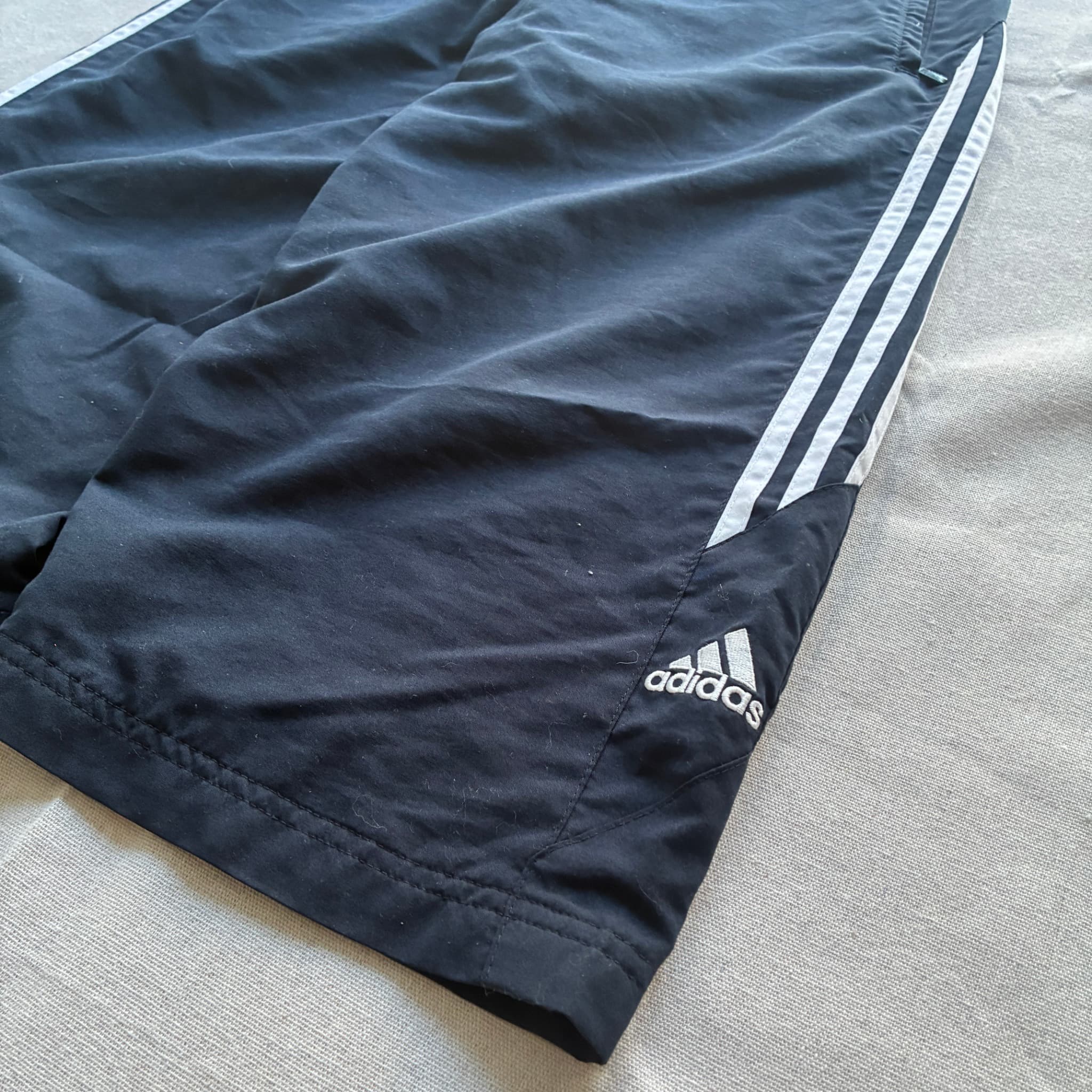 Men's Three-Stripe Athletic Shorts Black Size M — photo 2 of 6