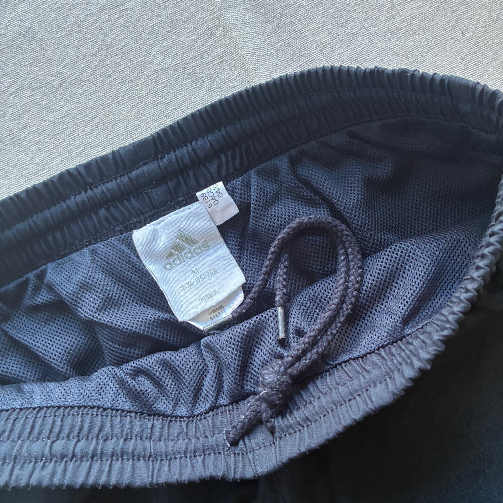 Men's Three-Stripe Athletic Shorts Black Size M — photo 4 of 6