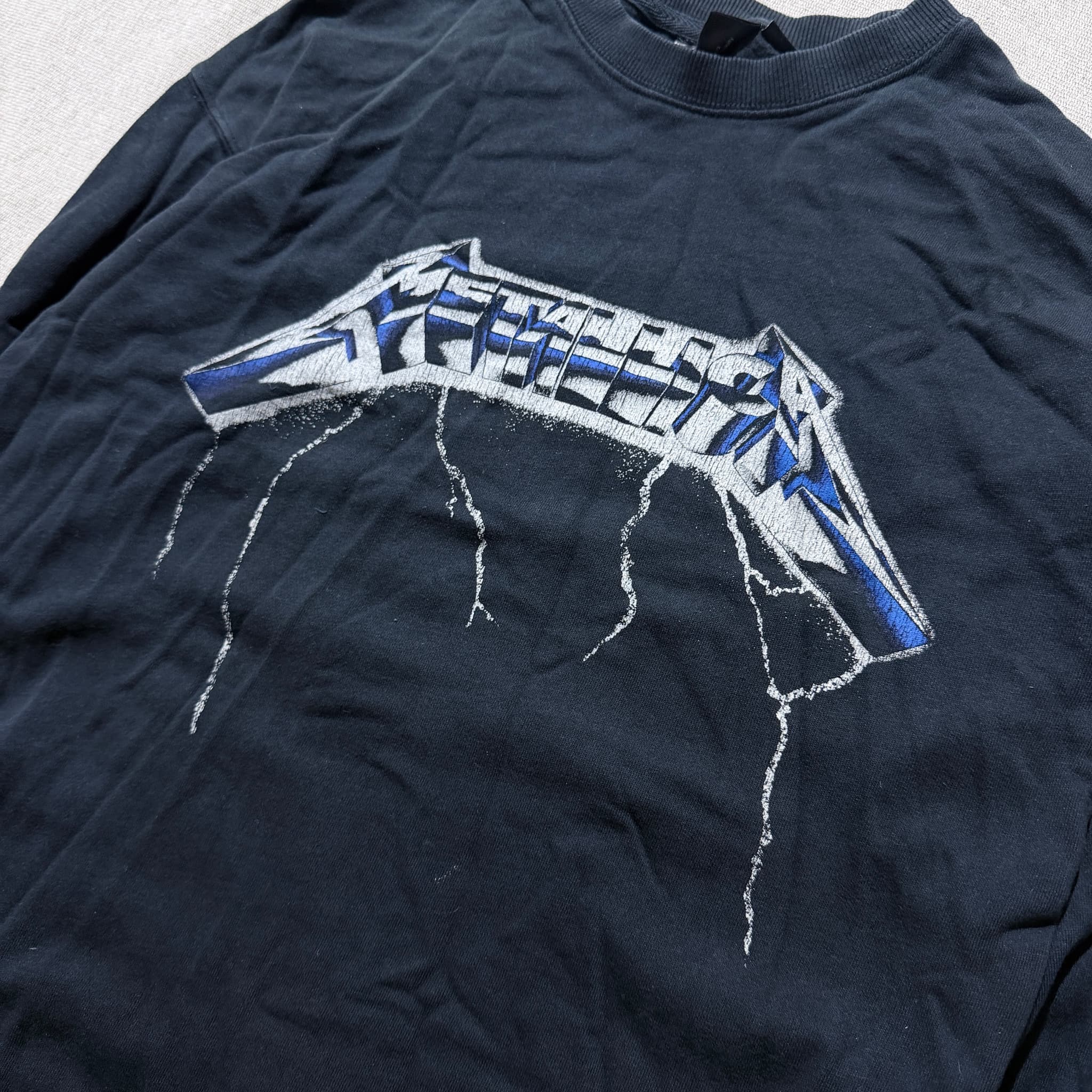 Metallica Ride The Lightning Tour Graphic Sweatshirt Black Size XS — photo 2 of 7