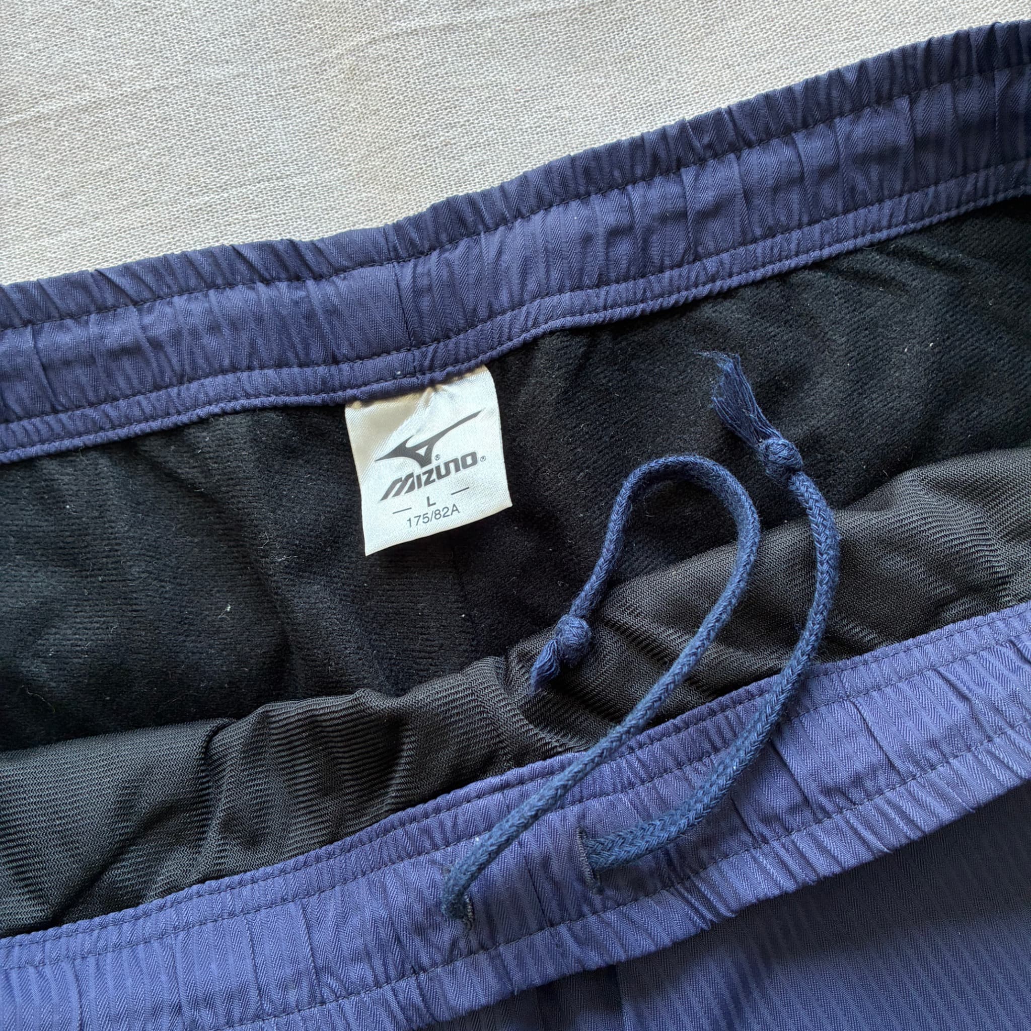 Mizuno Men's Navy Blue Windbreaker Track Pants Size L — photo 4 of 7