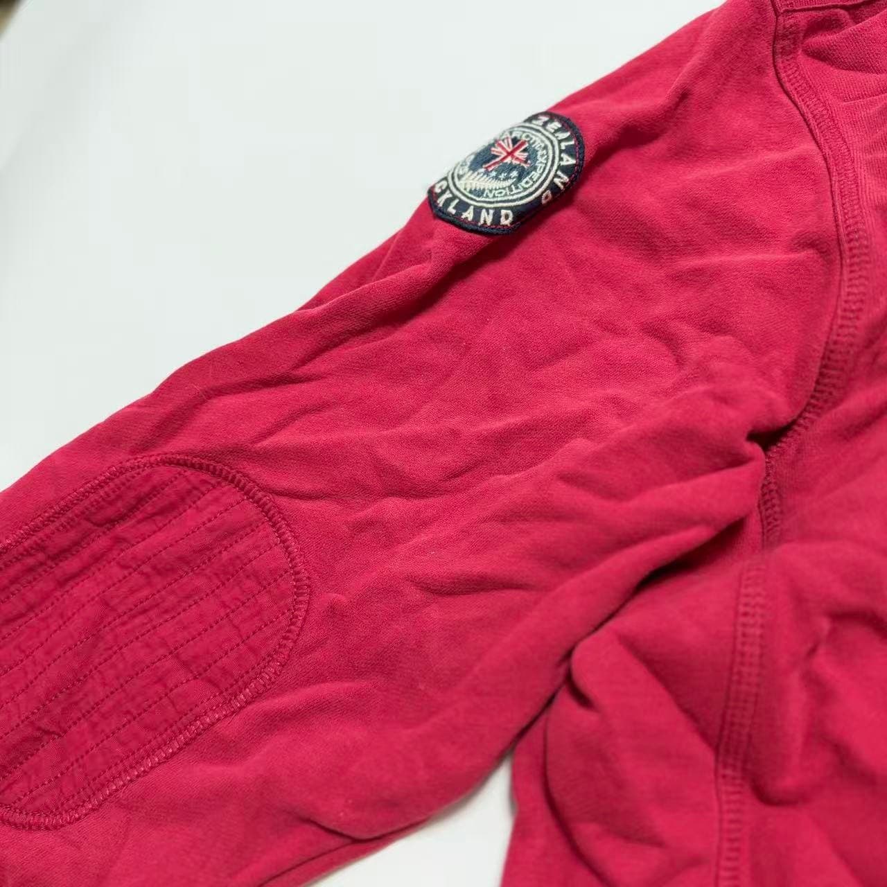 N.Z.A. New Zealand Auckland New Zealand Auckland New Zealand Auckland Red Zip-Up Sweatshirt XXL — photo 4 of 8