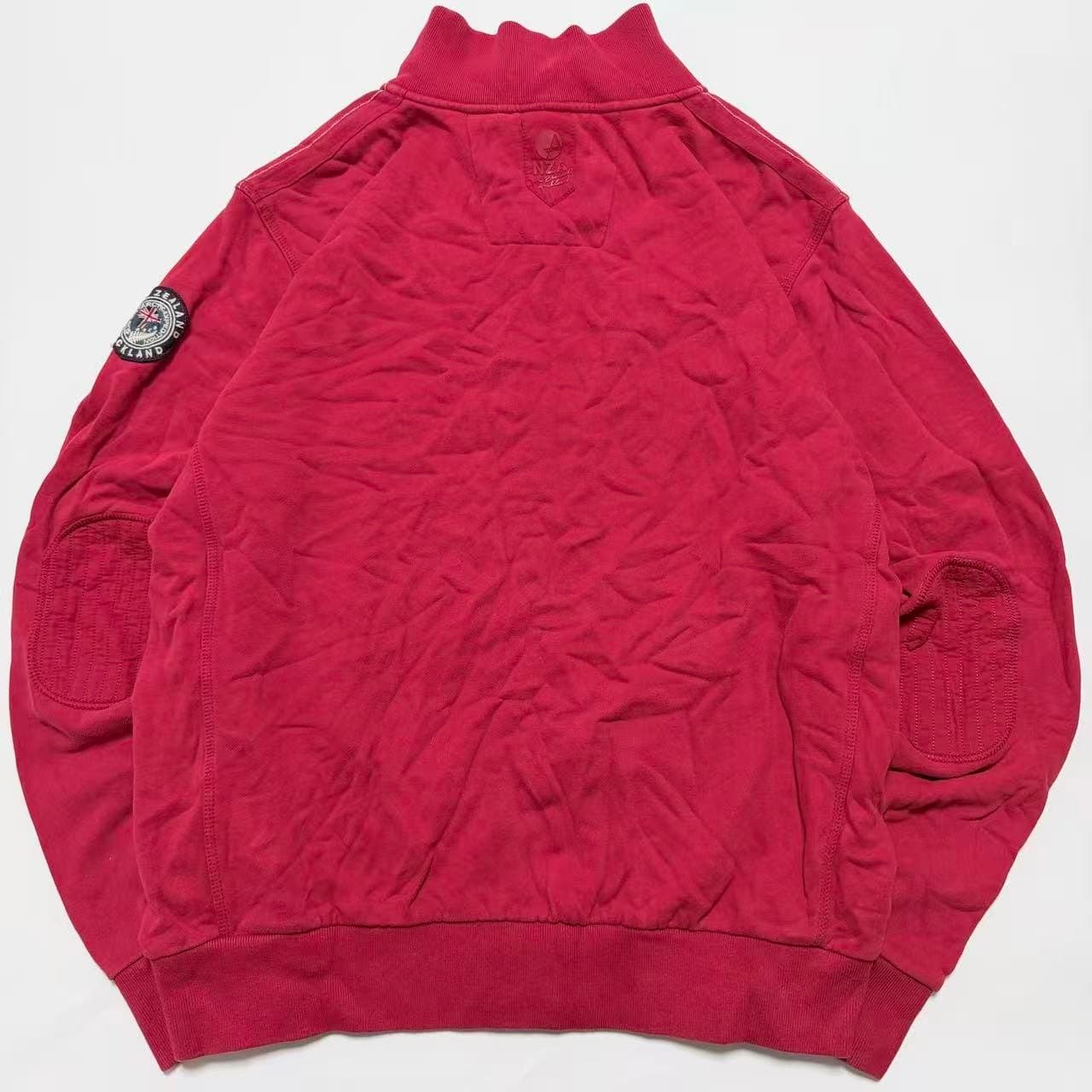N.Z.A. New Zealand Auckland New Zealand Auckland New Zealand Auckland Red Zip-Up Sweatshirt XXL — photo 2 of 8