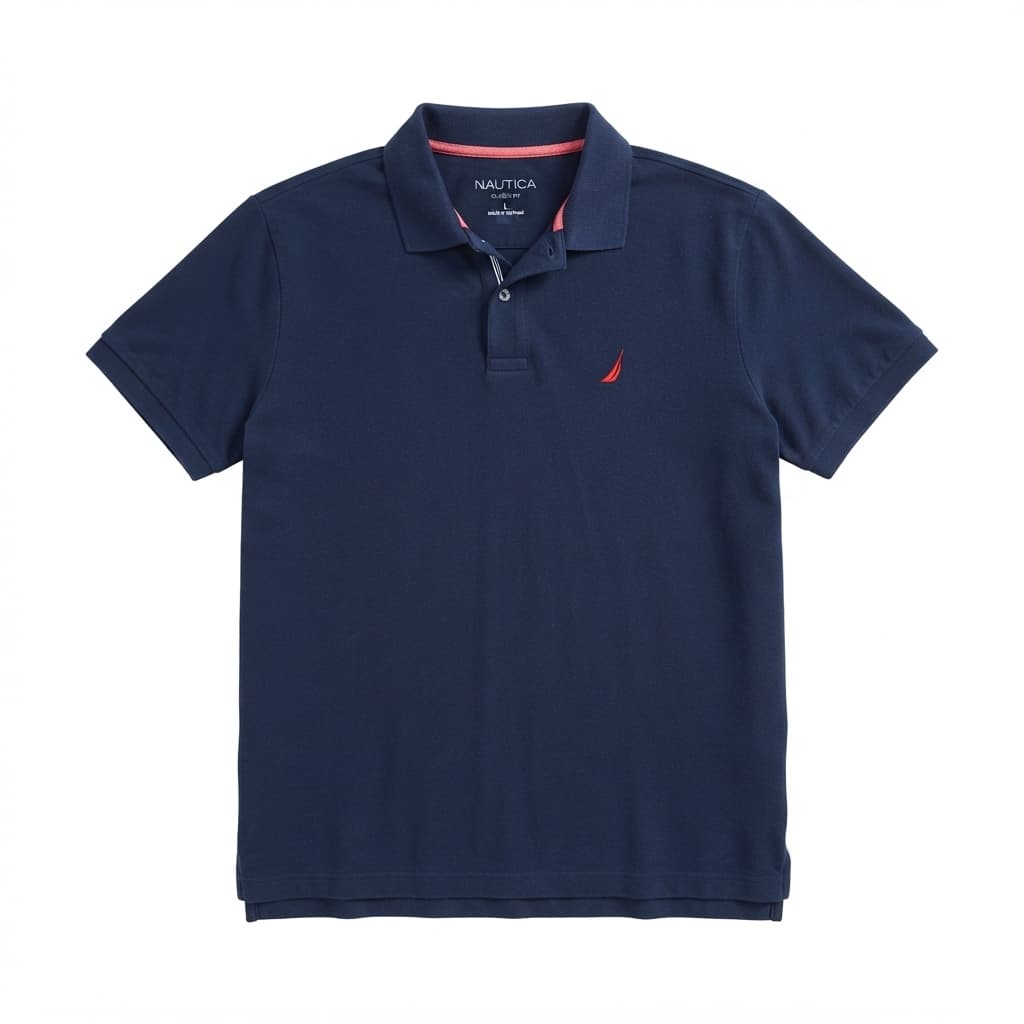 Nautica Classic Fit Polo Shirt Navy Blue Size L — photo 1 of 5