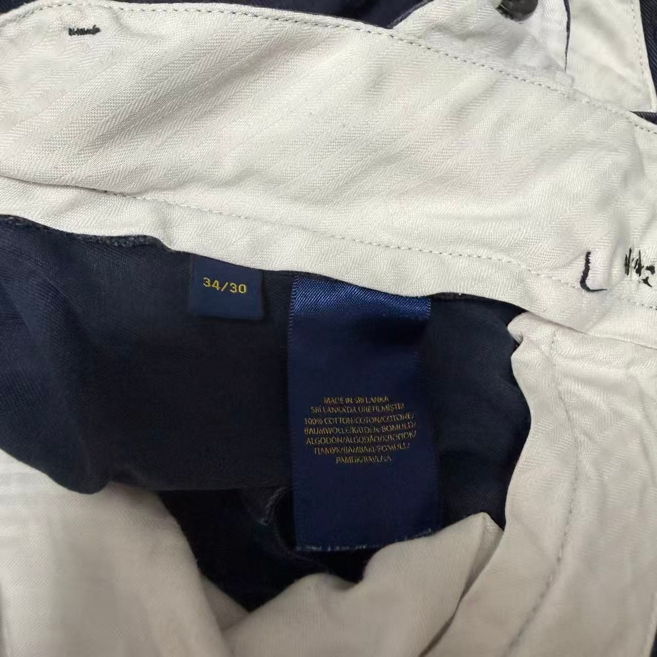 Navy Blue Chino Pants 34 — photo 3 of 11