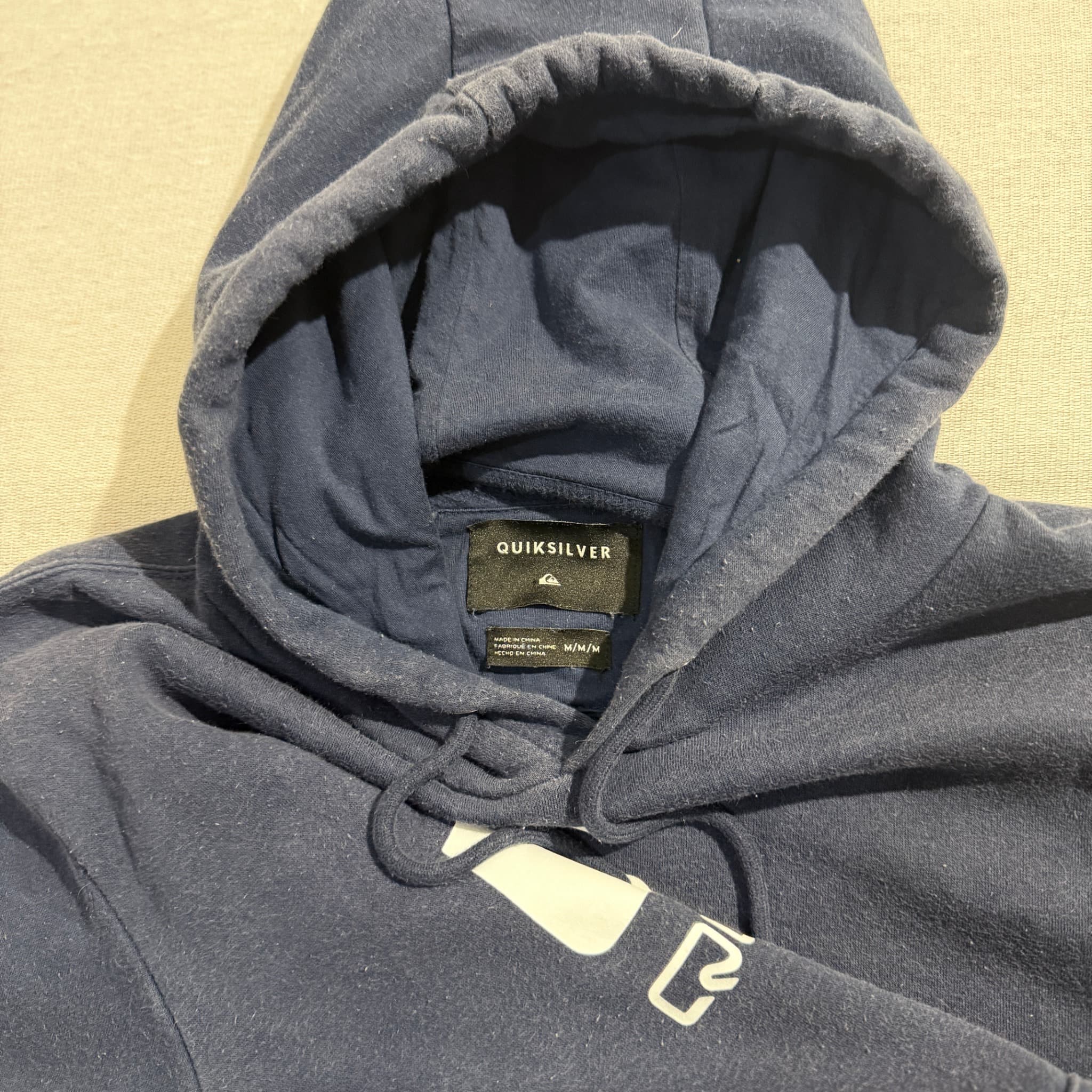 Navy Blue Logo Pullover Hoodie — photo 5 of 8