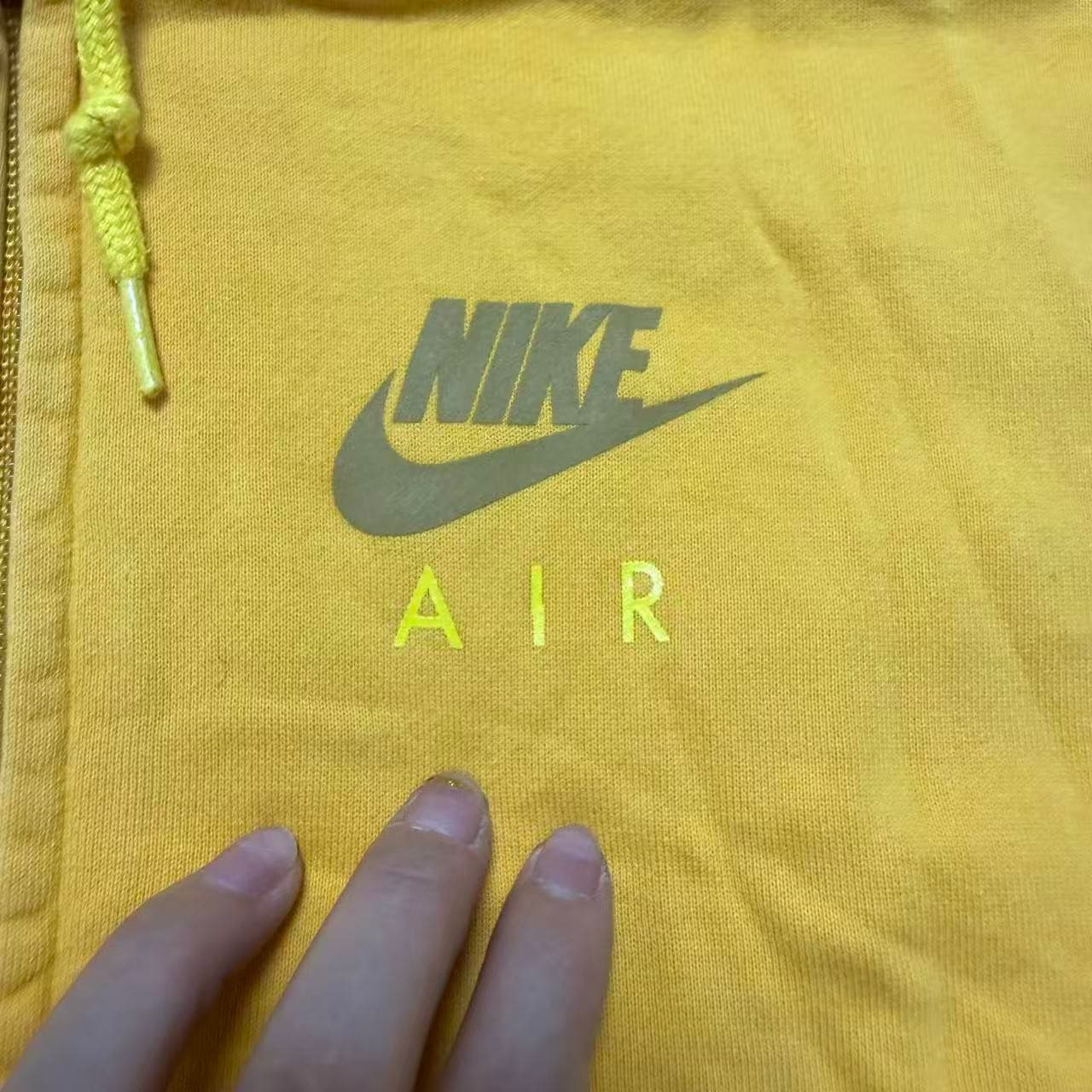 Nike Air Full-Zip Hoodie Yellow — photo 4 of 7