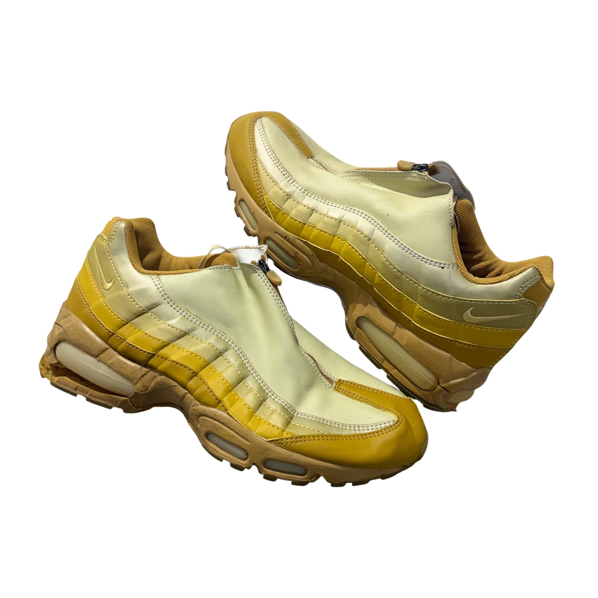 Nike Air Max 95 Zip Wheat Sneakers Yellow Size US 12 — photo 1 of 11