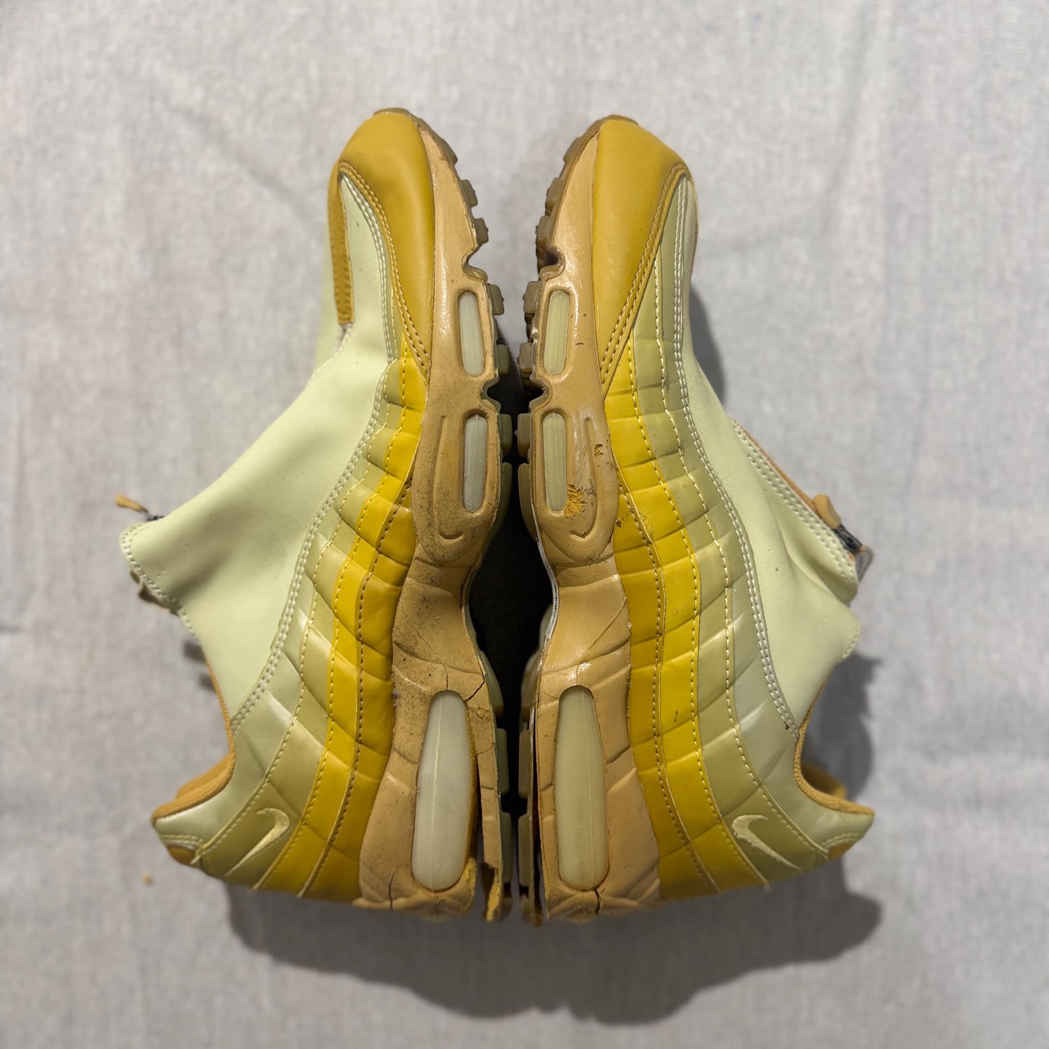 Nike Air Max 95 Zip Wheat Sneakers Yellow Size US 12 — photo 8 of 11