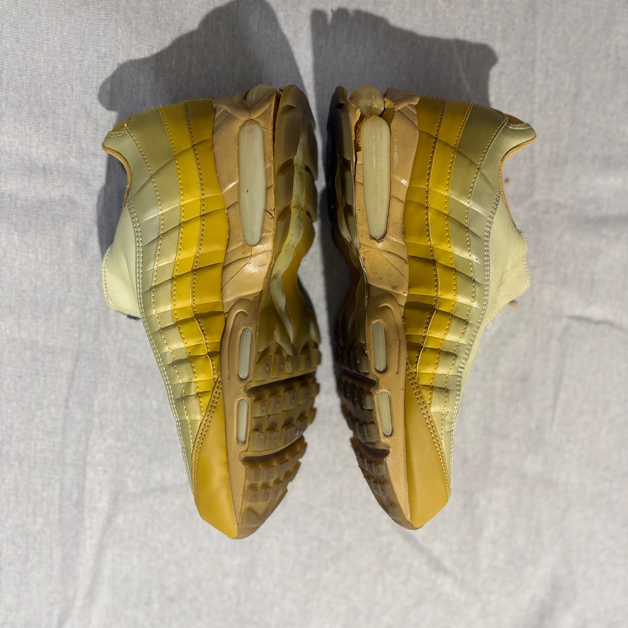 Nike Air Max 95 Zip Wheat Sneakers Yellow Size US 12 — photo 9 of 11