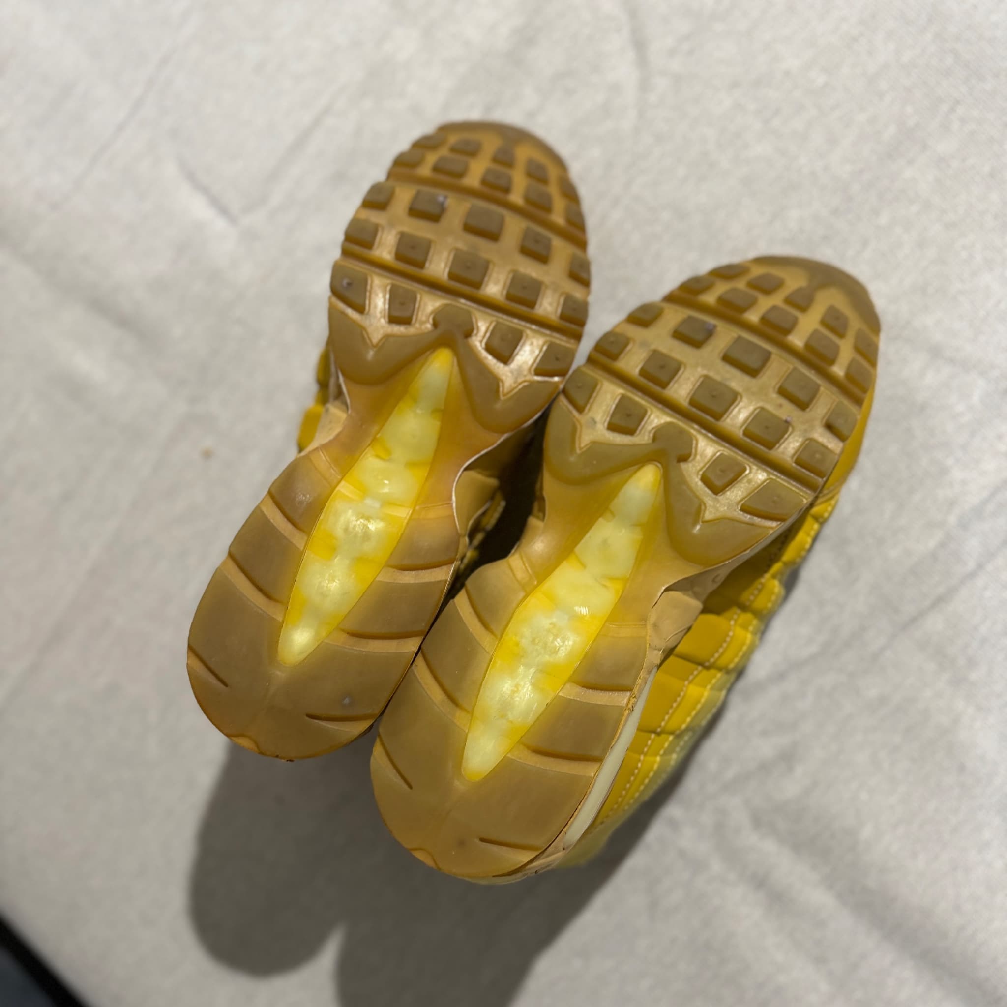 Nike Air Max 95 Zip Wheat Sneakers Yellow Size US 12 — photo 10 of 11