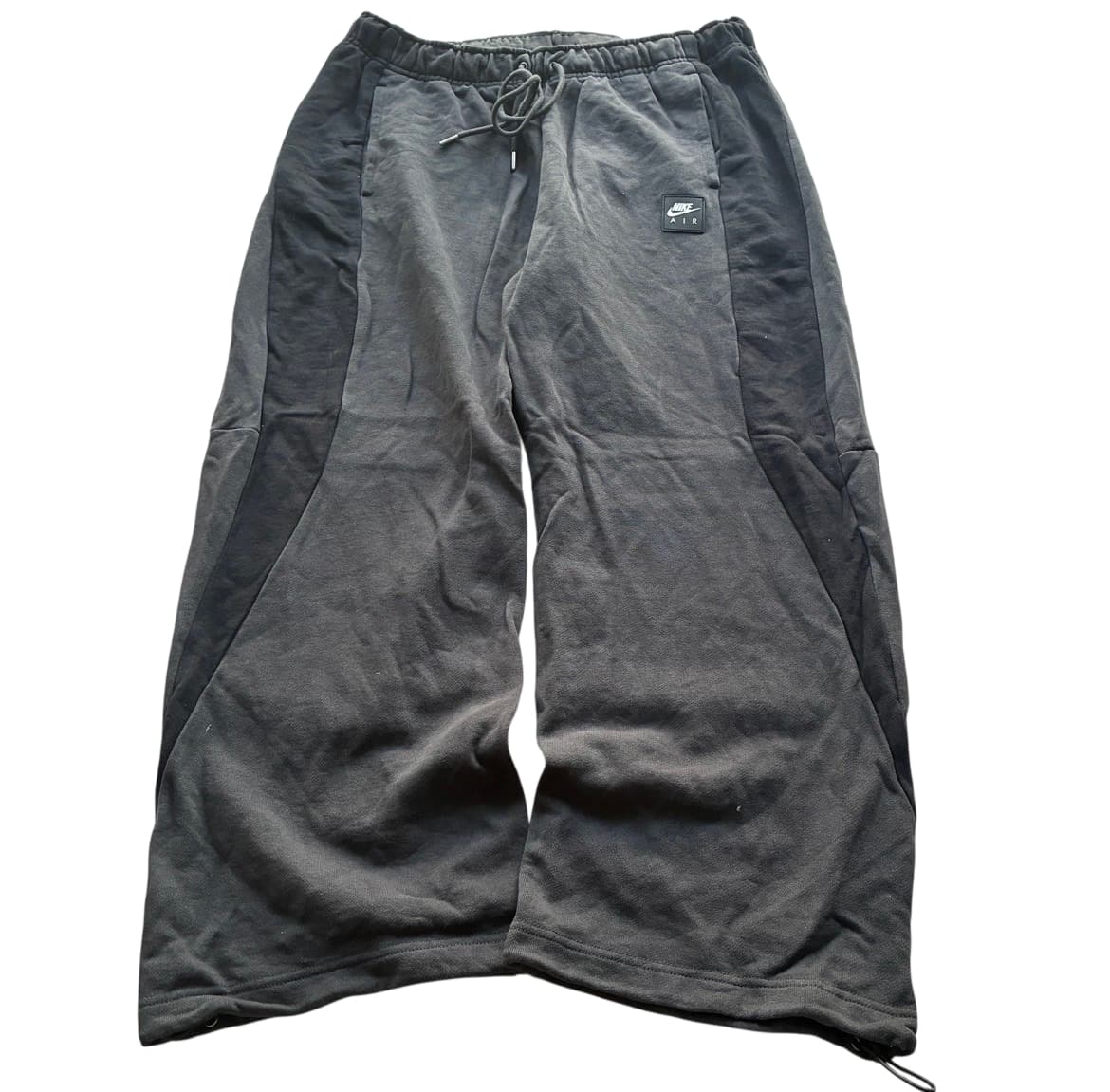 Nike Air Women's Wide-Leg Fleece Pants Grey Baggy Vintage 2000s Release XL — photo 1 of 6