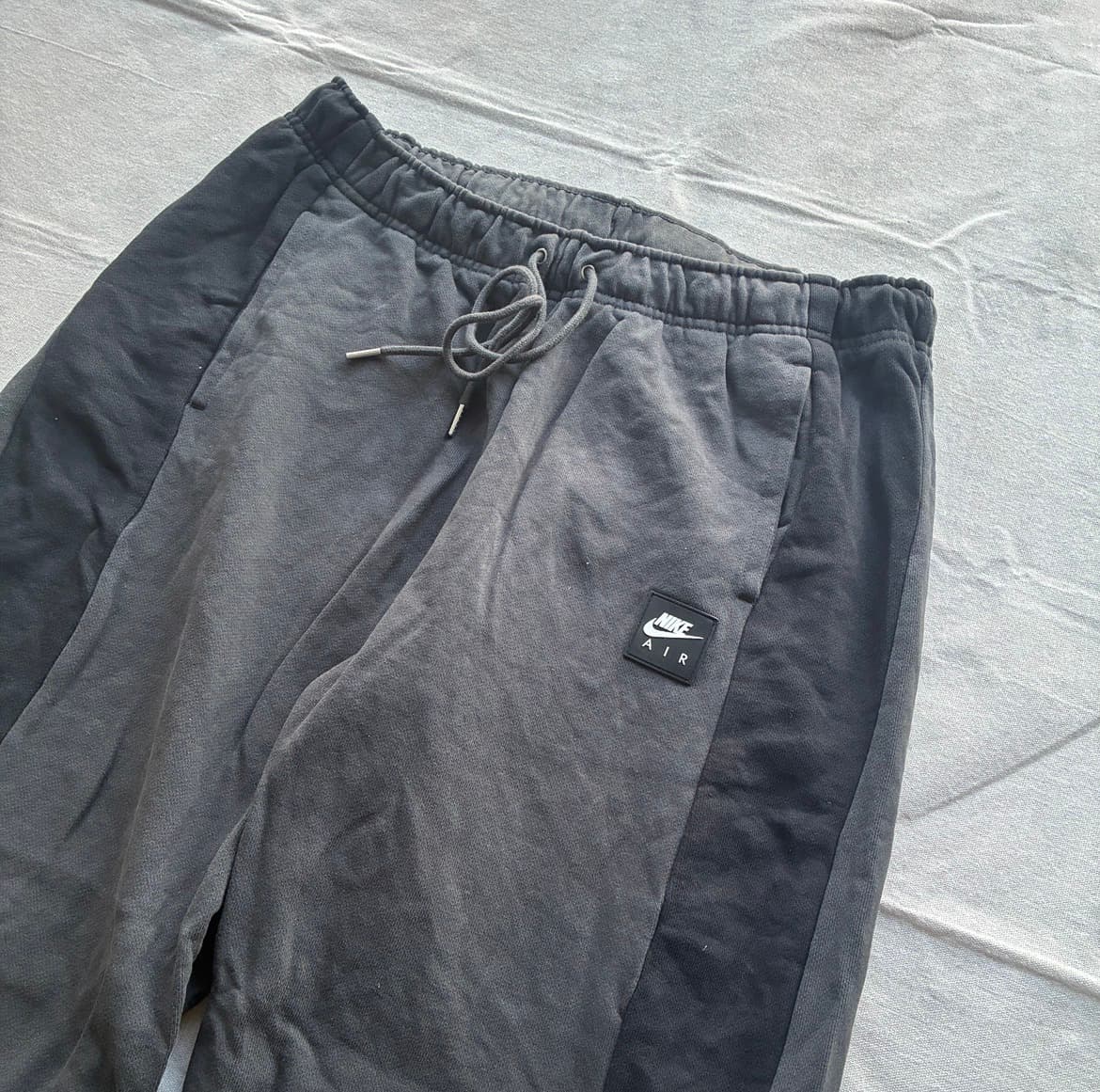Nike Air Women's Wide-Leg Fleece Pants Grey Baggy Vintage 2000s Release XL — photo 3 of 6