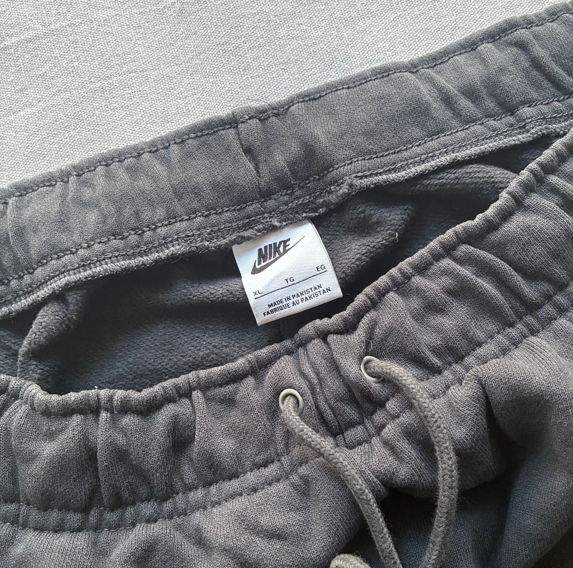 Nike Air Women's Wide-Leg Fleece Pants Grey Baggy Vintage 2000s Release XL — photo 4 of 6